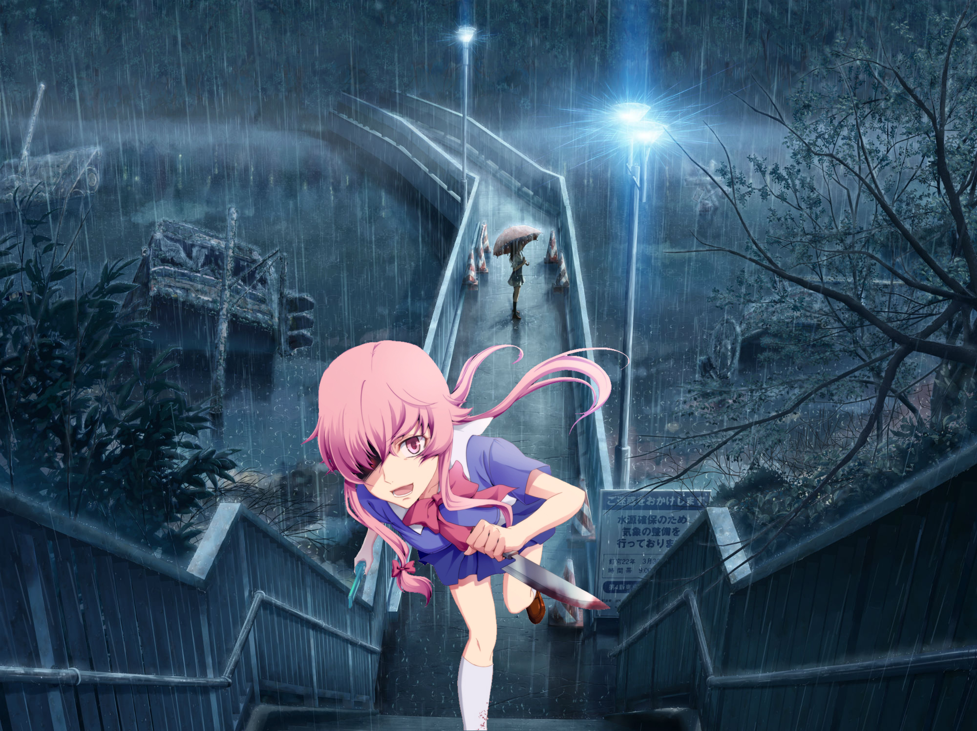 Future Diary iPhone wallpapers