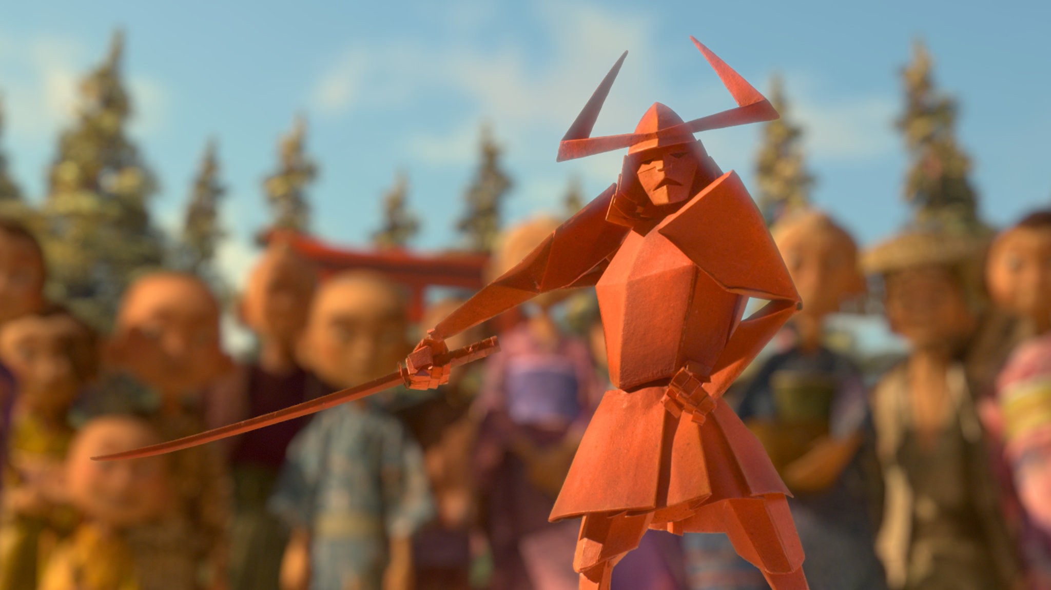 HD wallpaper paper, movie, kubo and the two strings, origami, samurai
