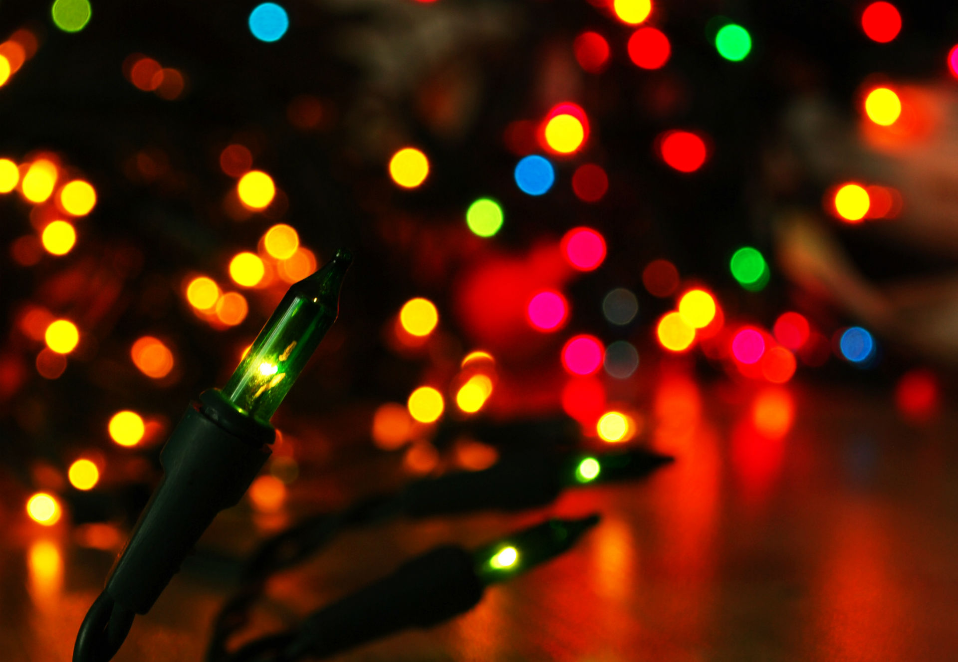 christmas lights computer backgrounds