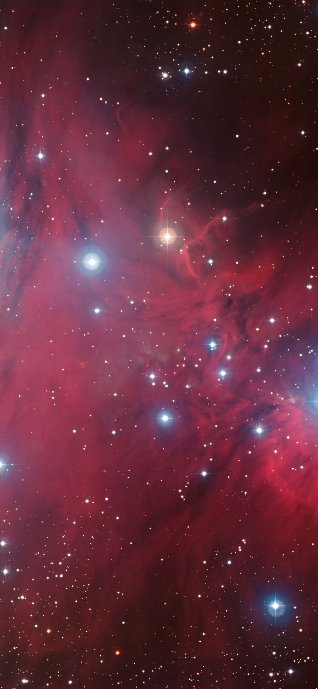 sci fi, nebula, cone nebula, star cluster, stars