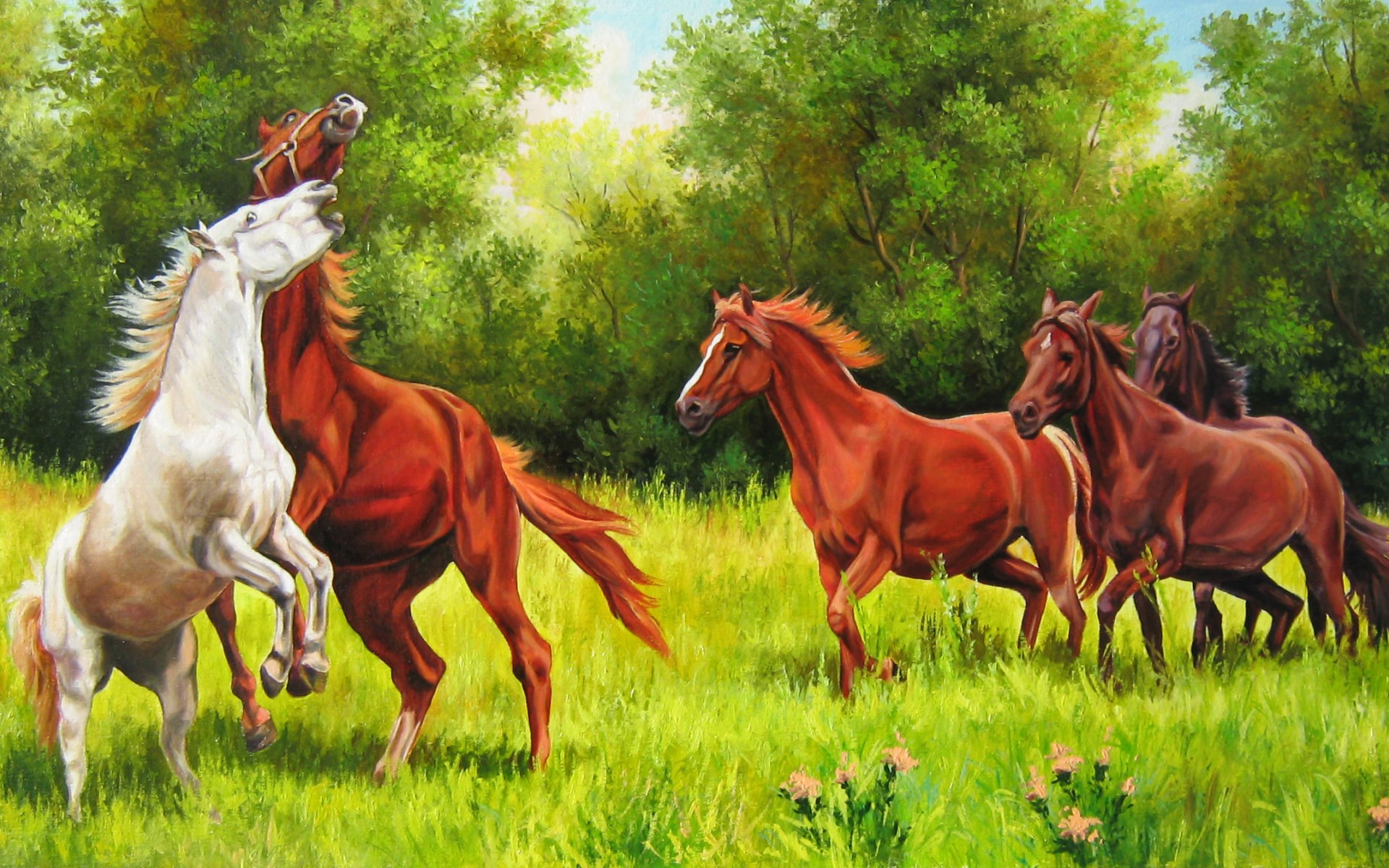 Картина лошади