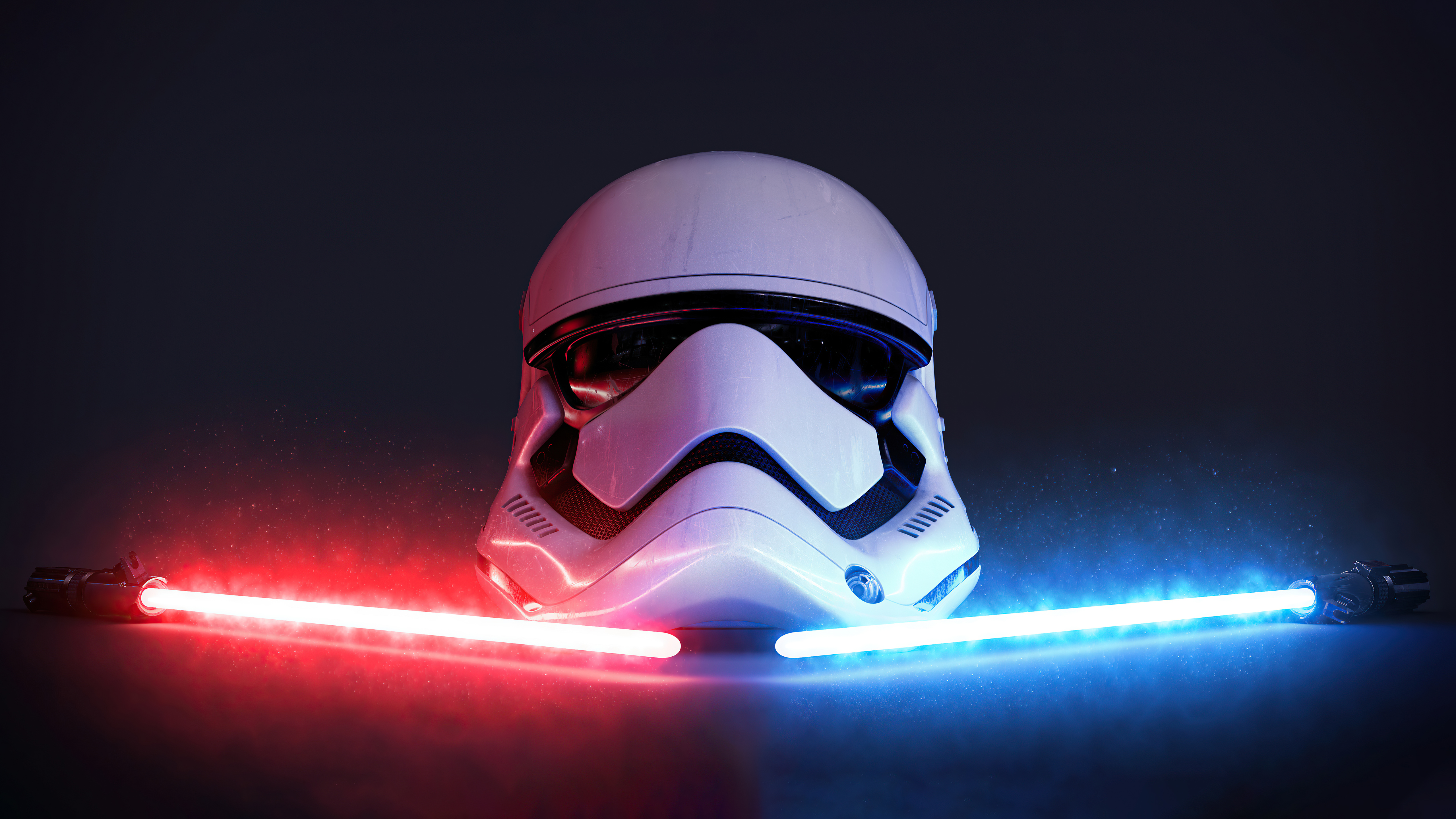 Download mobile wallpaper Star Wars, Helmet, Sci Fi, Lightsaber, Stormtrooper for free.