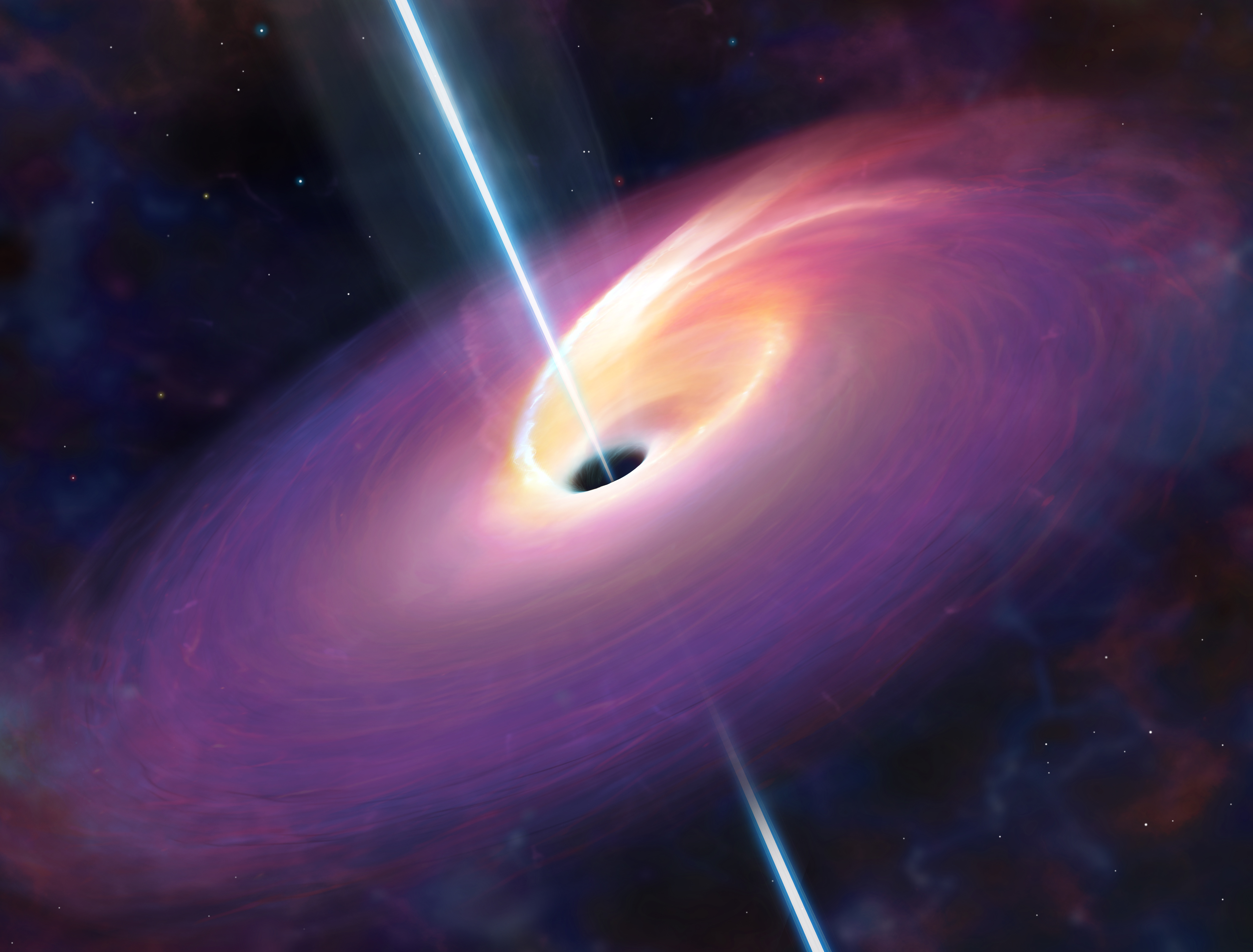 Аккреционный диск черной дыры