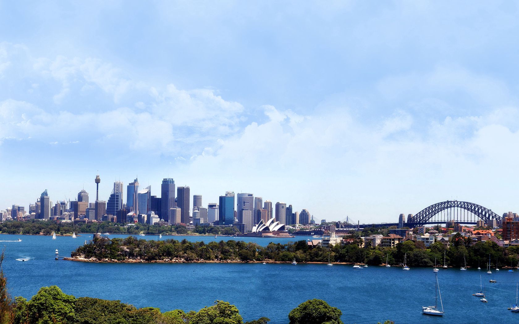 sydney, australia, cities, city, building, bridge Smartphone Background