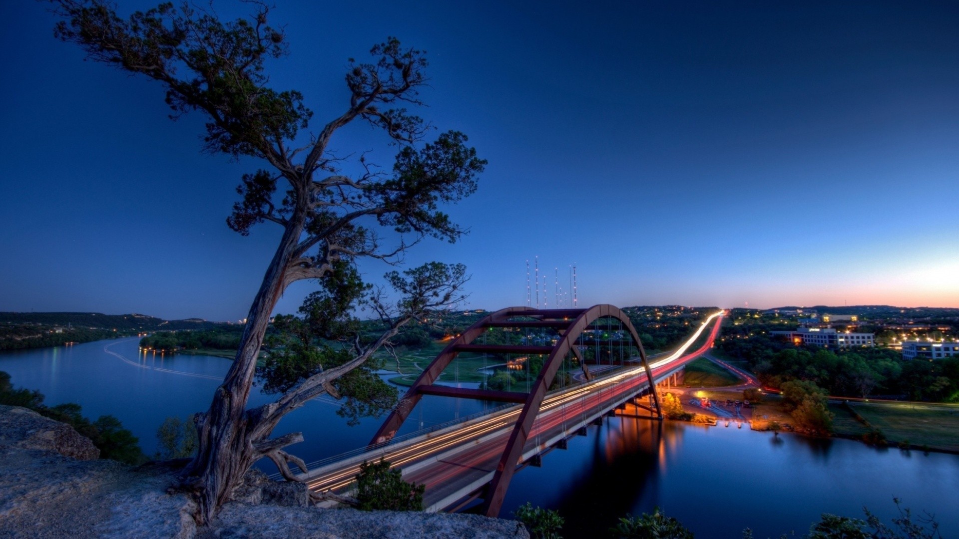 texas, man made, bridge, austin, pennybacker bridge, bridges