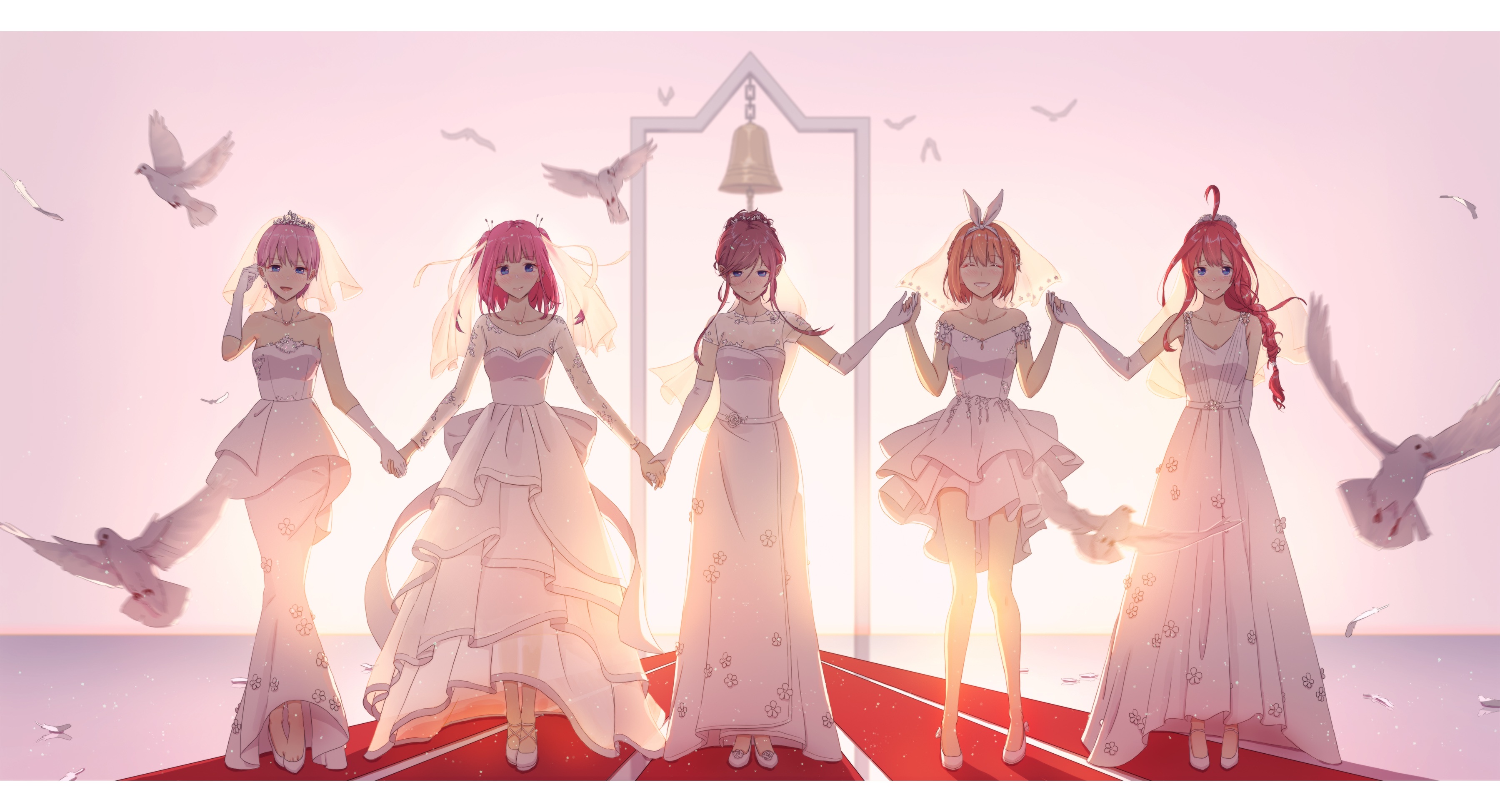 Пять невест аниме гарем