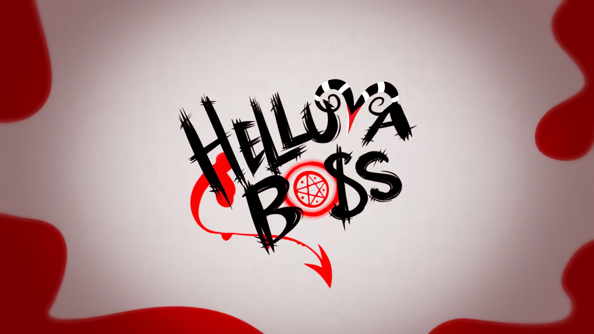 helluva boss, tv show, logo desktop HD wallpaper
