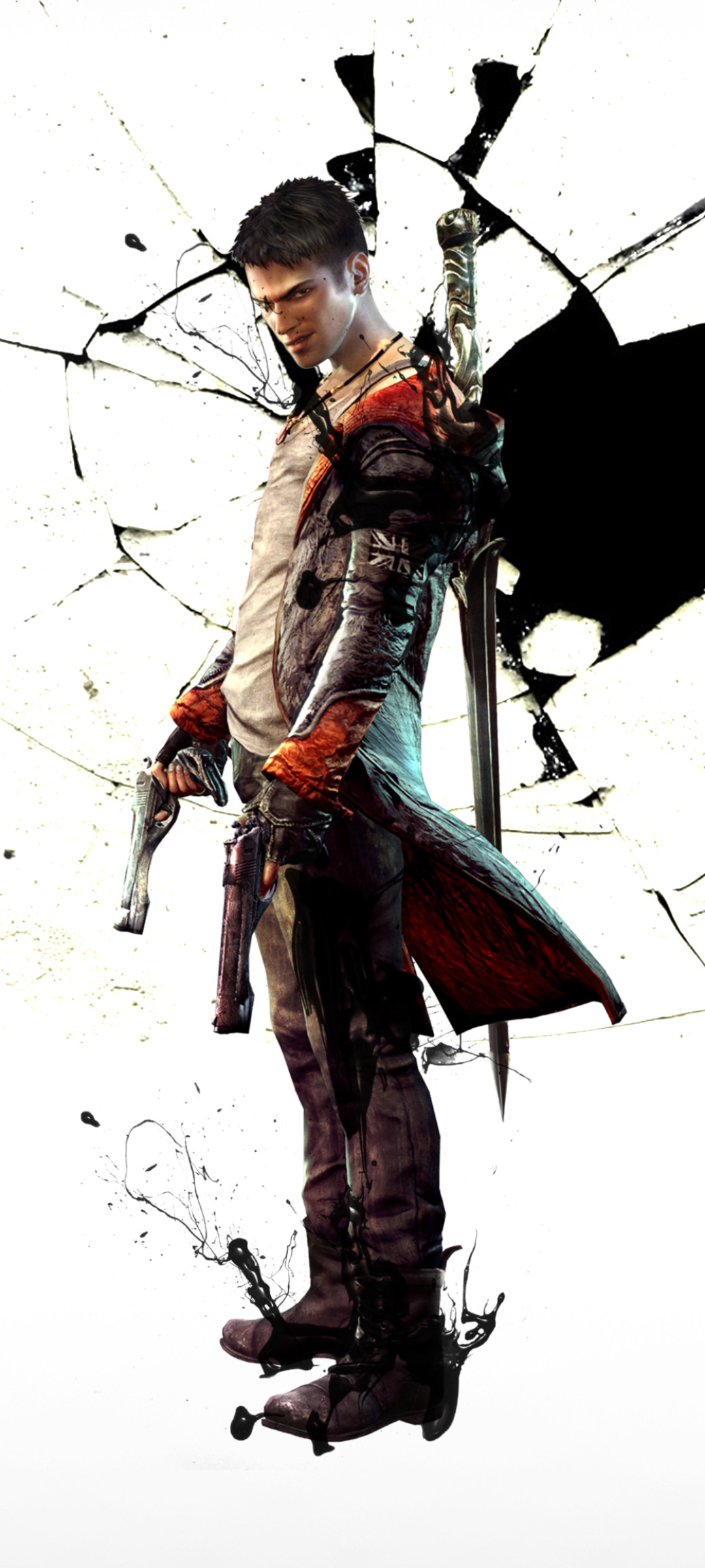 HD wallpaper: untitled, Devil May Cry, DmC: Devil May Cry, Dante, angle,  video games