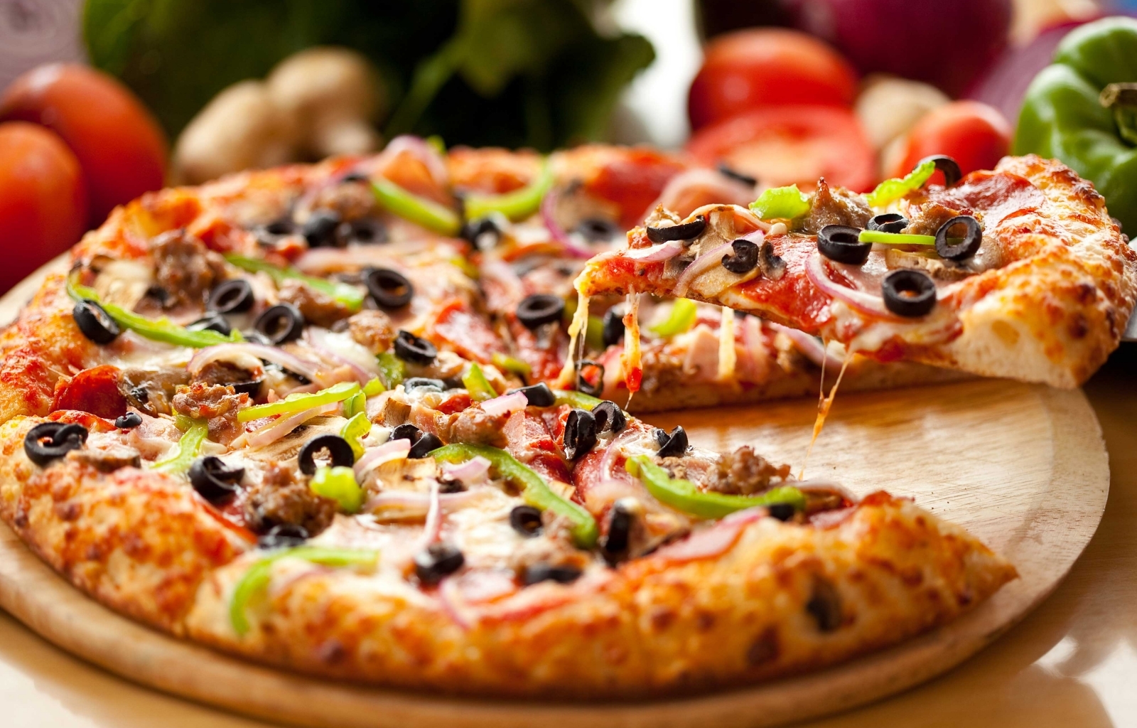 Handy-Wallpaper Lebensmittel, Pizza kostenlos herunterladen.