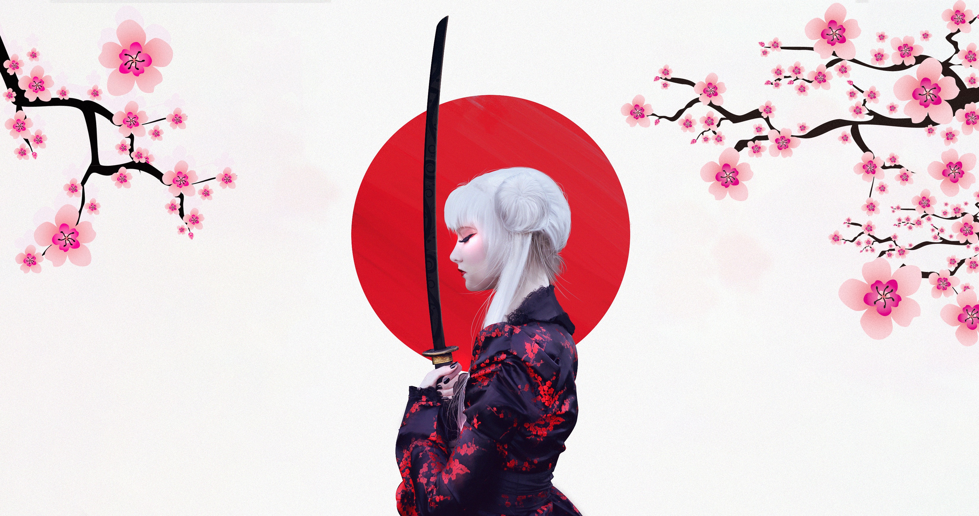 Япония кимоно катана