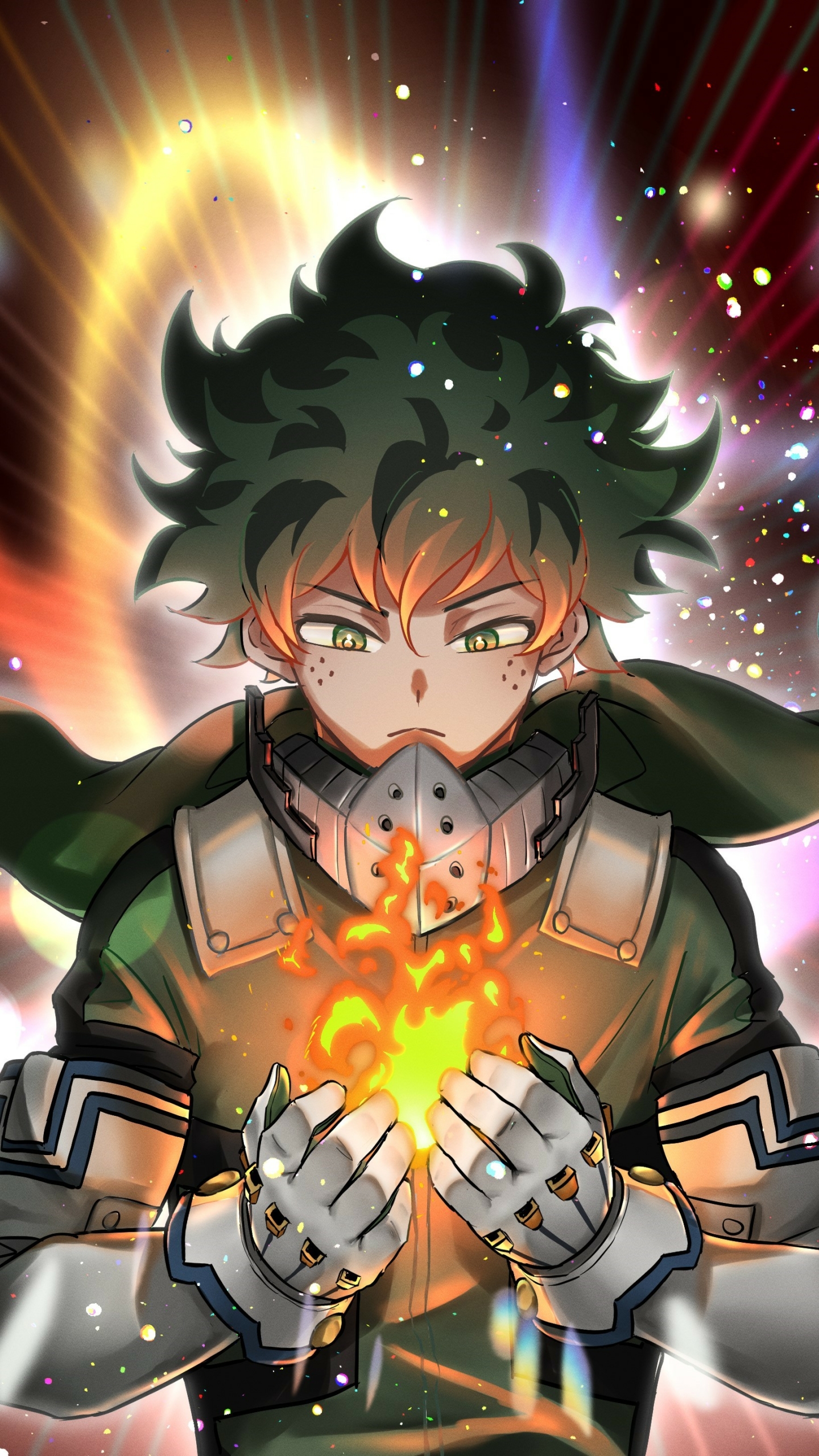 Izuku medoriya, anime, fanart, HD phone wallpaper