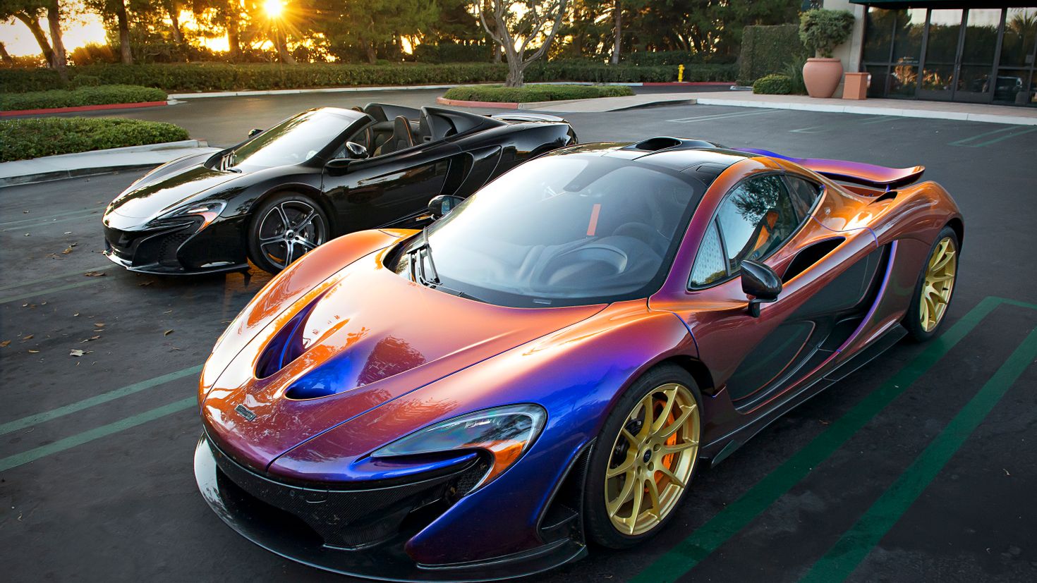 MCLAREN p1 красный фото хорошее качество