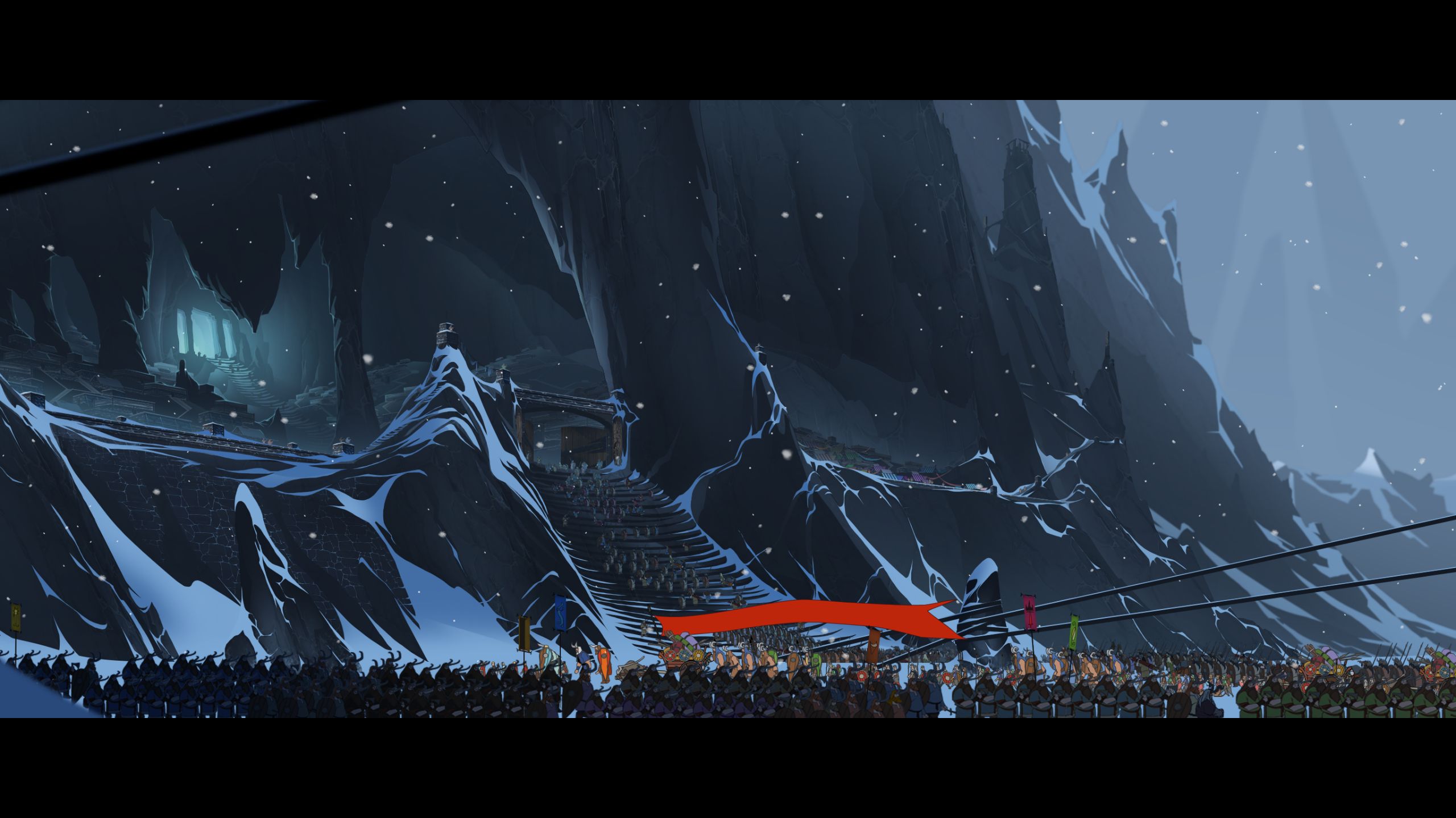 Banner saga. The banner Saga. Banner Saga Wallpapers. The banner Saga фоны. The banner Saga скрины.