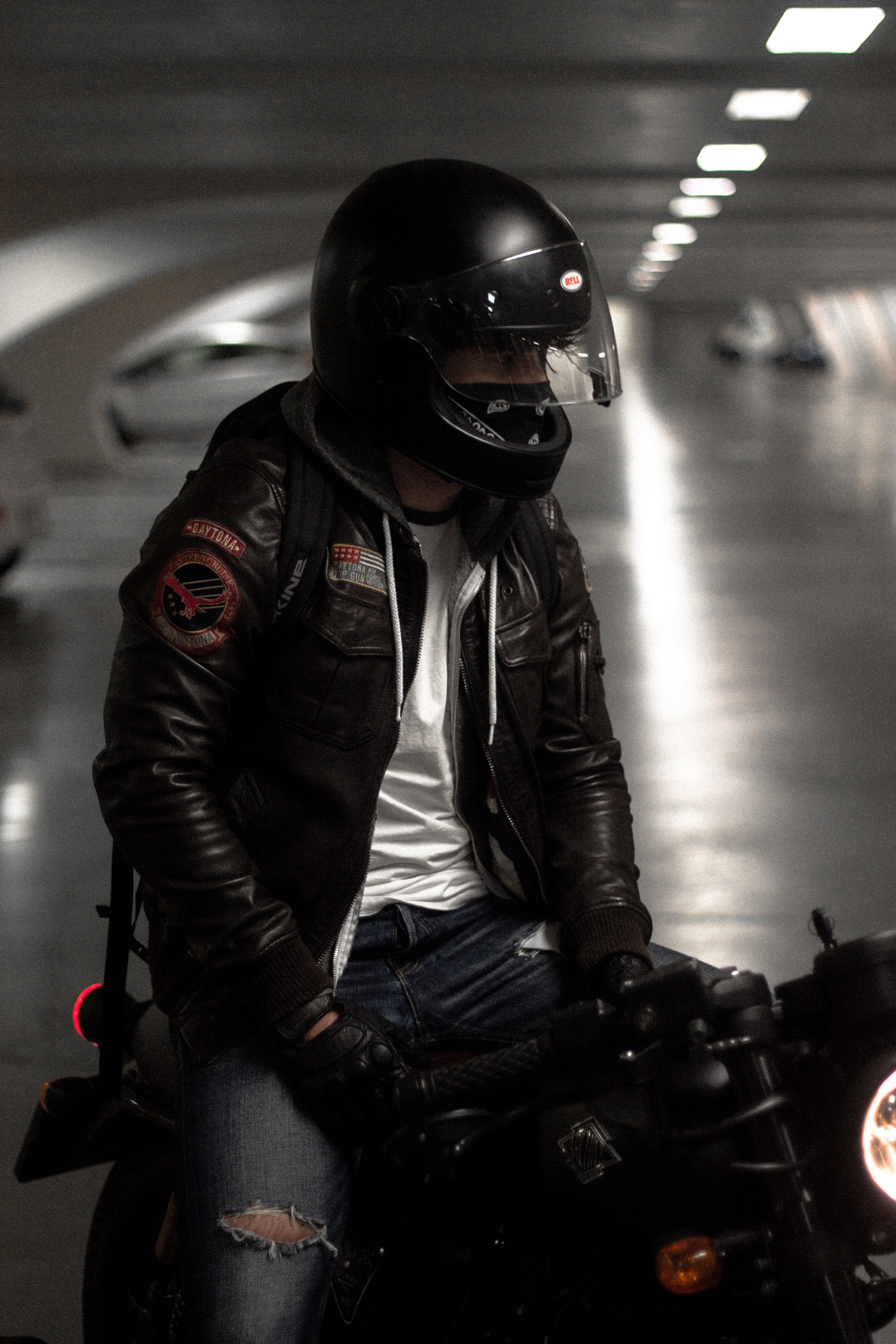 motorcyclist, motorcycles, helmet, gloves phone wallpaper
