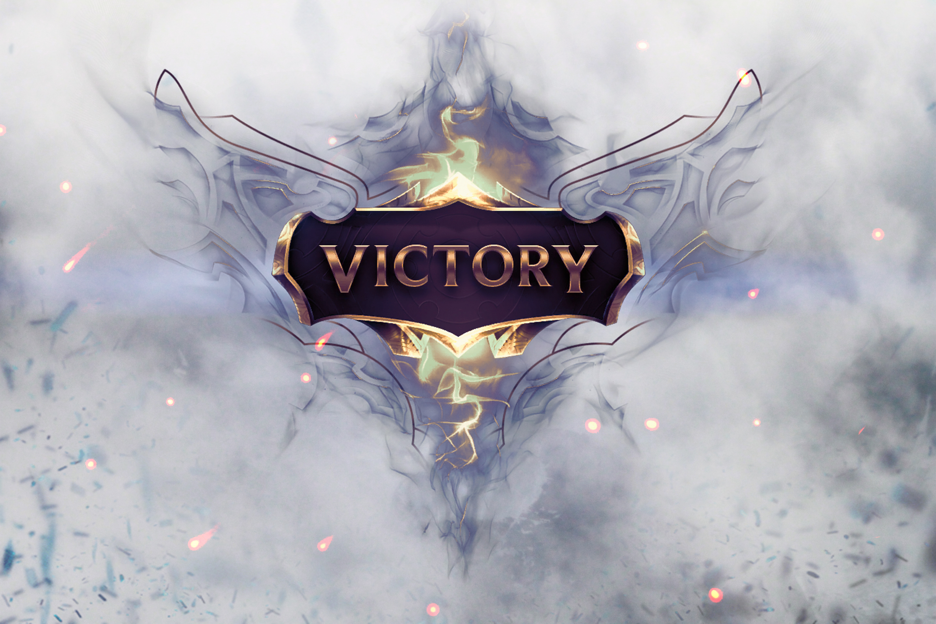 video game, league of legends, victory, photoshop phone background