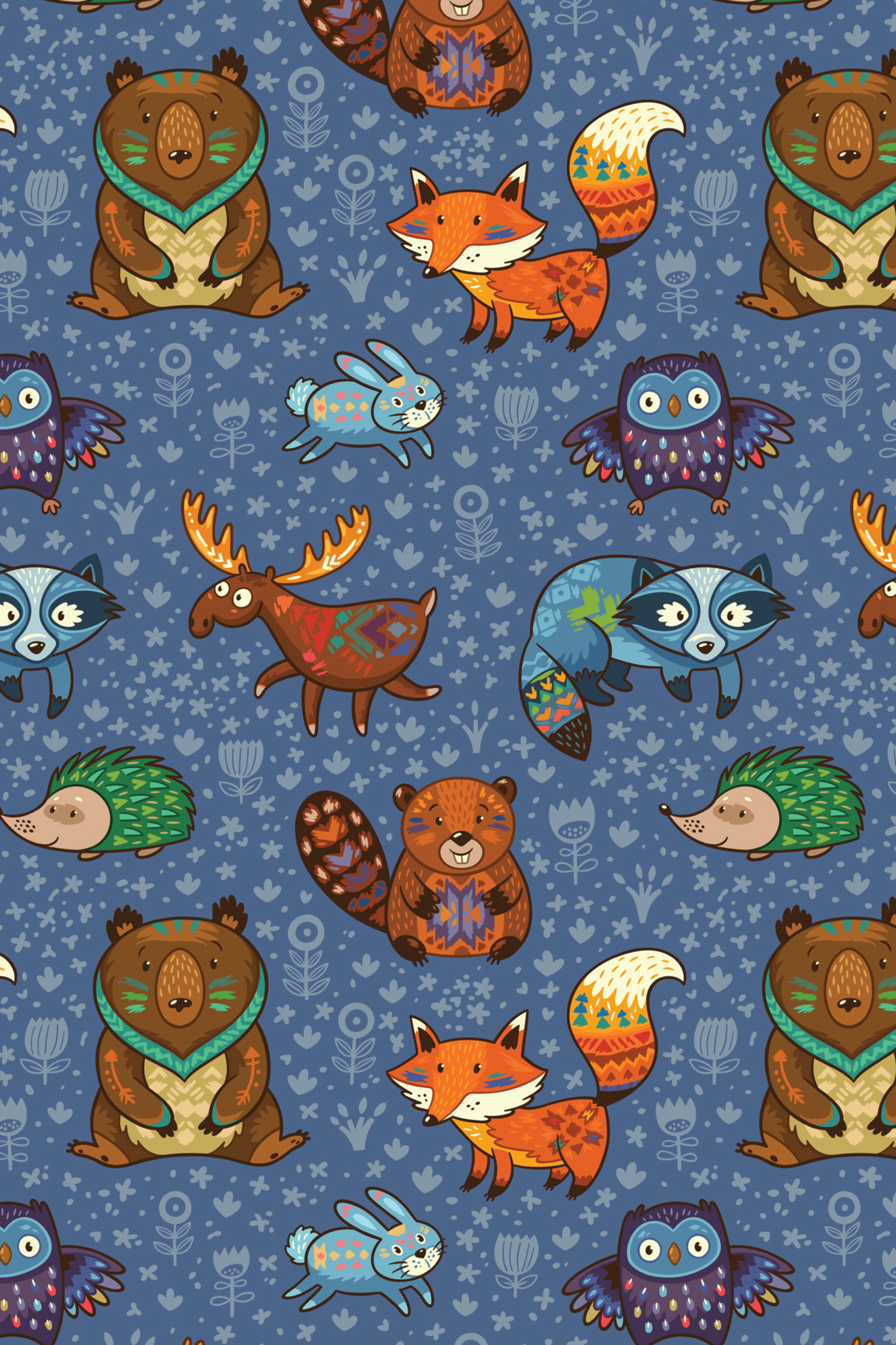 pattern, vector, multicolored, texture, motley, textures, beasts Phone Background