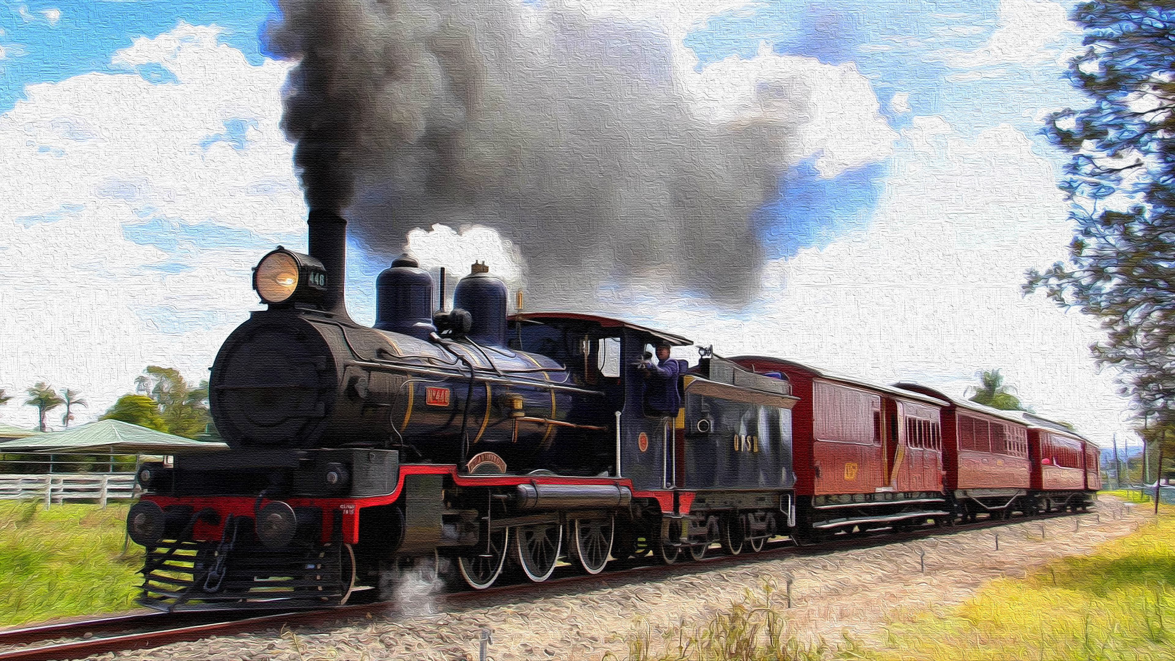 wallpapers vehicles, steam train, train