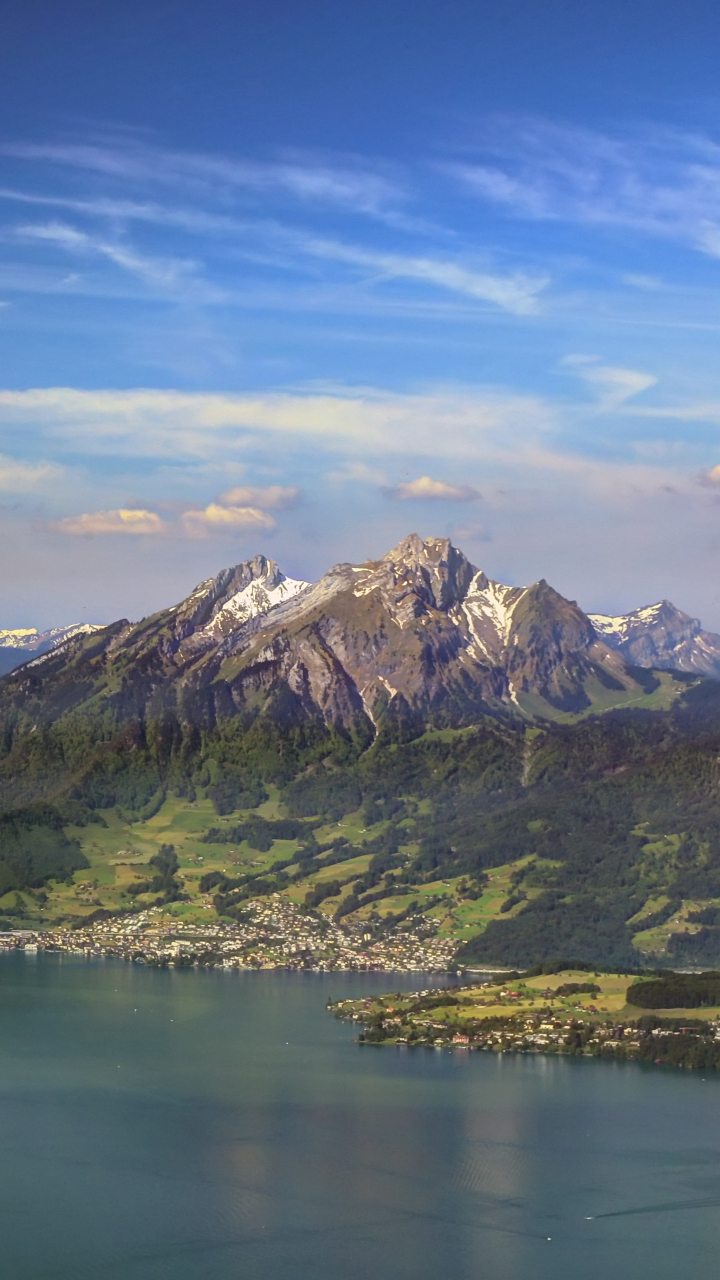 Baixar papel de parede para celular de Paisagem, Céu, Montanhas, Montanha, Suíça, Luzerna, Terra/natureza, Monte Pilatus gratuito.