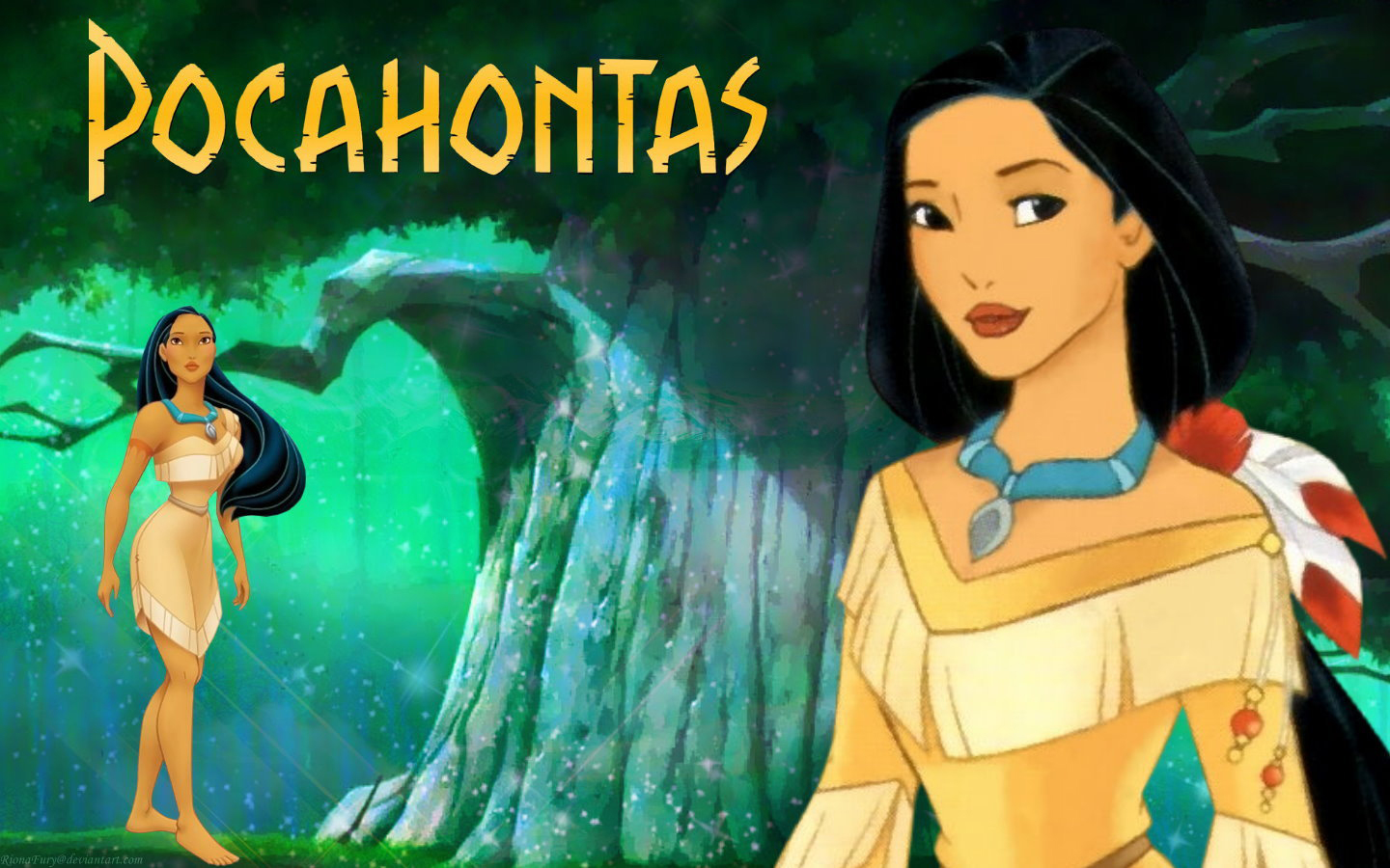 fondo de pantalla de pocahontas