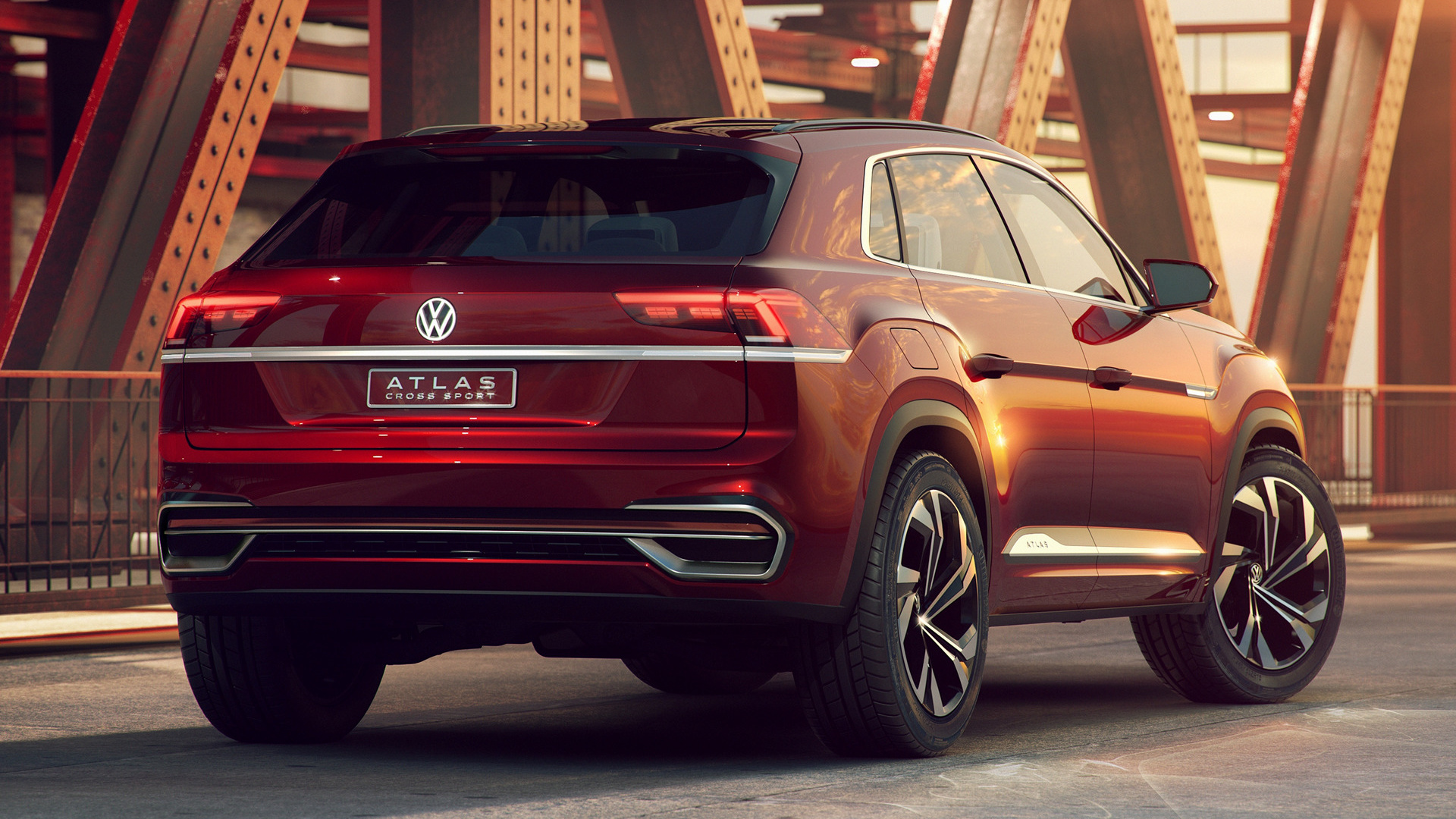 Volkswagen Atlas сзади