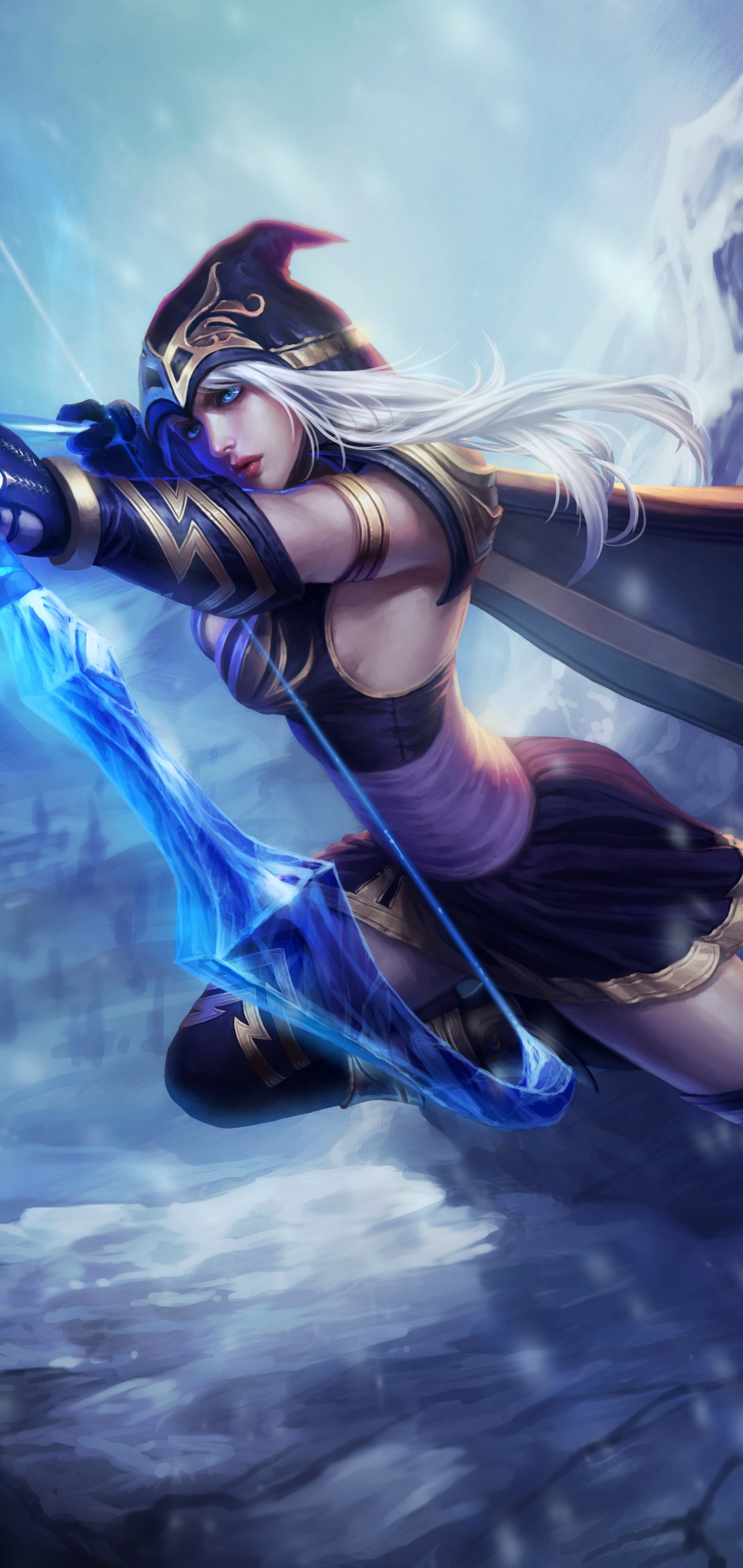 Download mobile wallpaper League Of Legends, Video Game, Ashe (League Of Legends) for free.