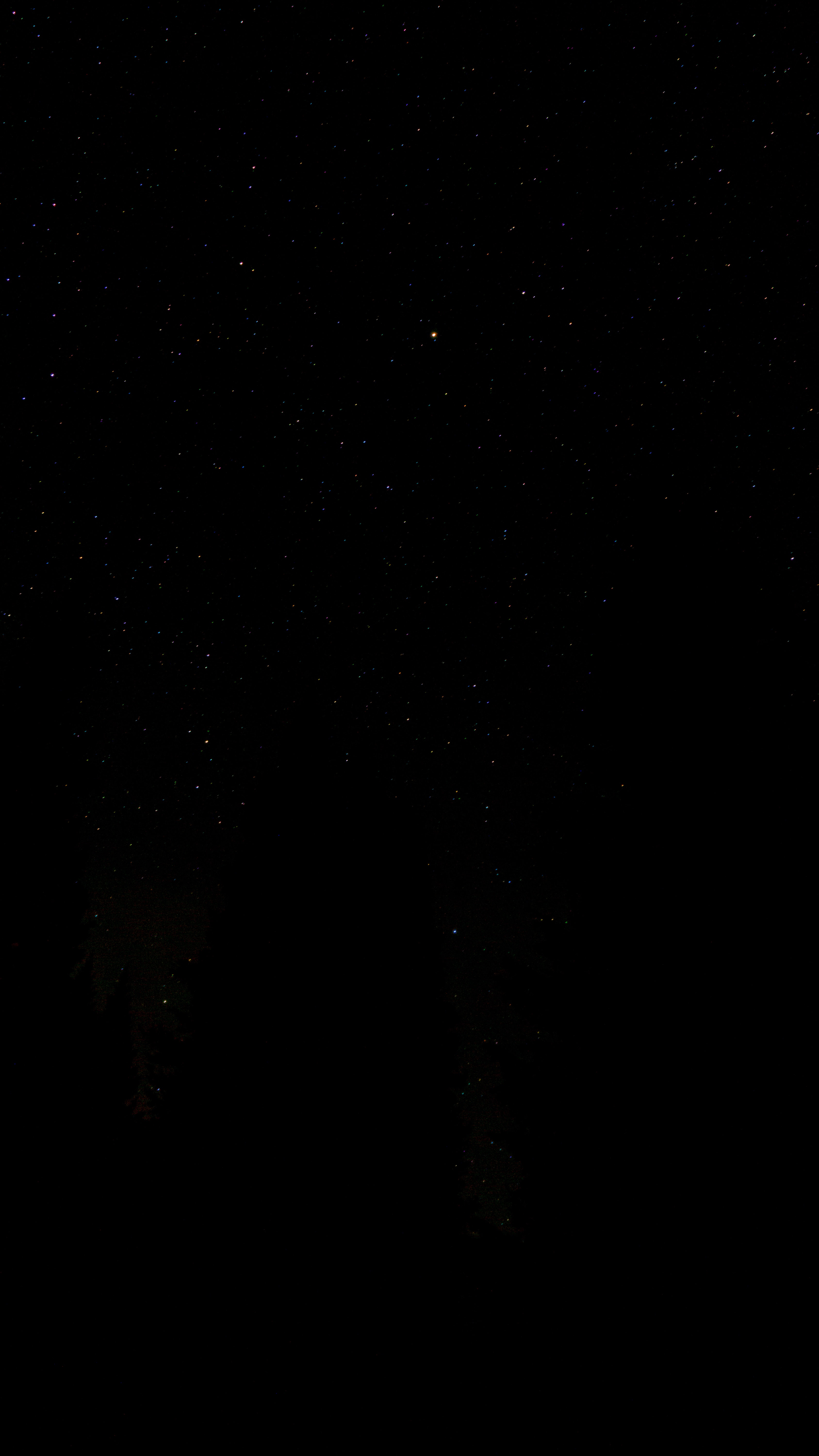 starry sky, stars, night, black 4K Ultra