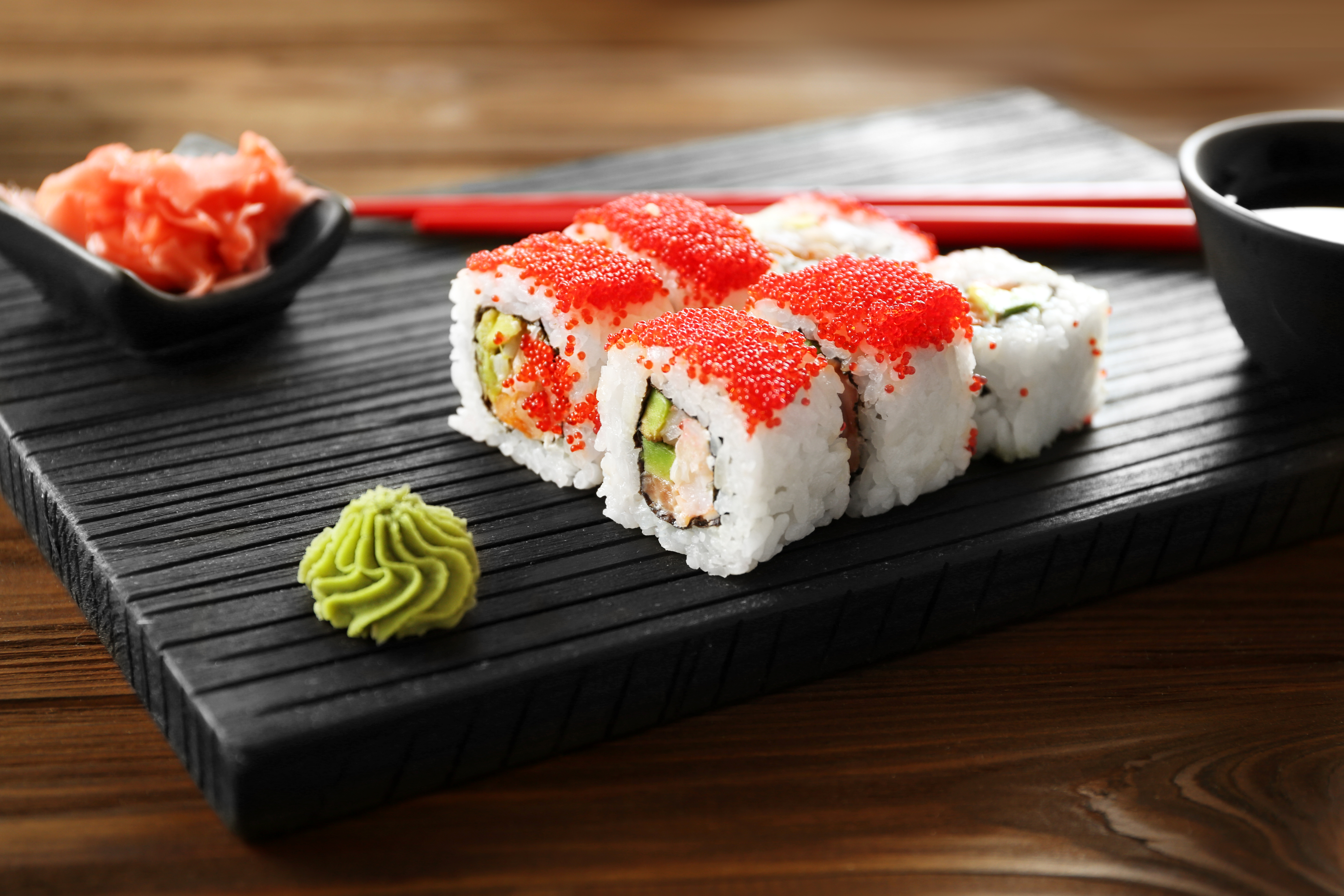 sushi, food, rice, seafood for android