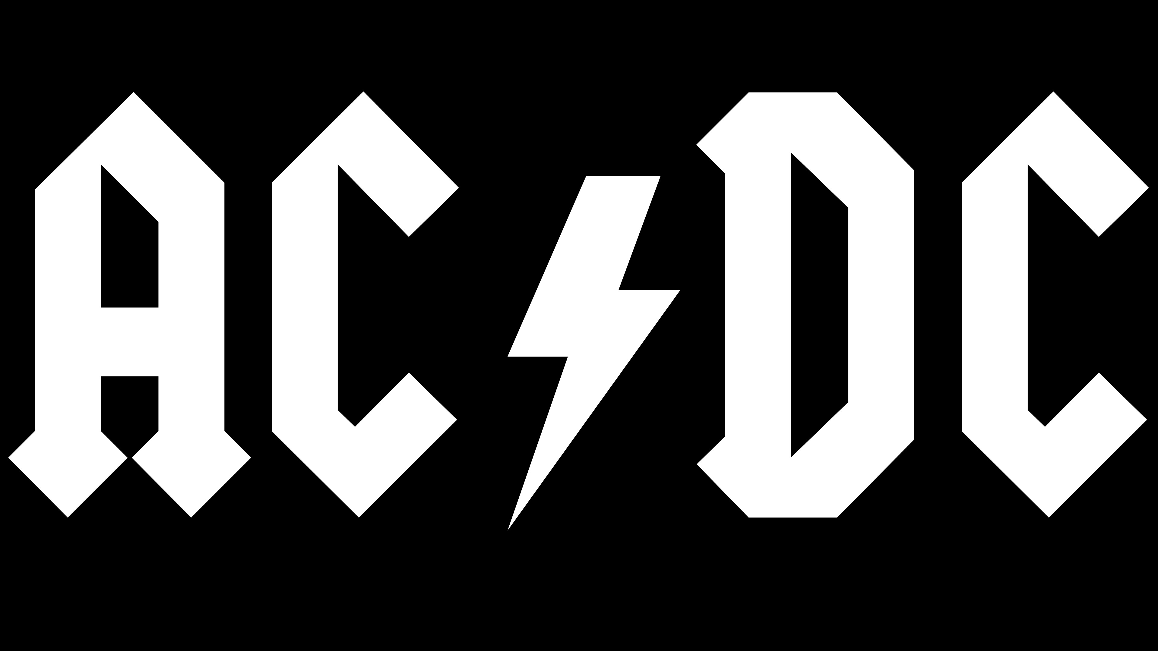 Логотип рок группы АС ДС
