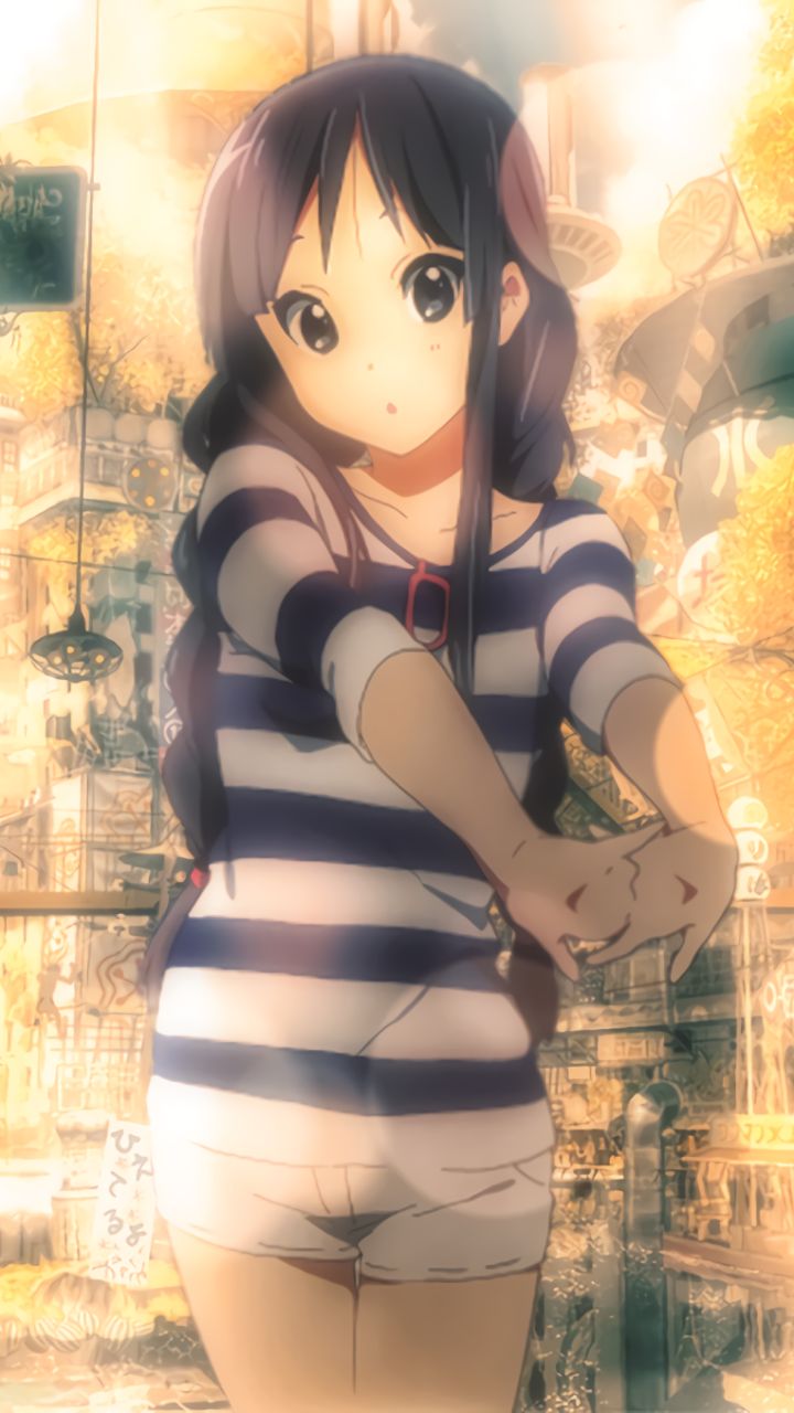 Wallpaper dress, ribbons, K-ON, Akiyama Mio, anime. for mobile and desktop,  section прочее, resolution 1920x1200 - download