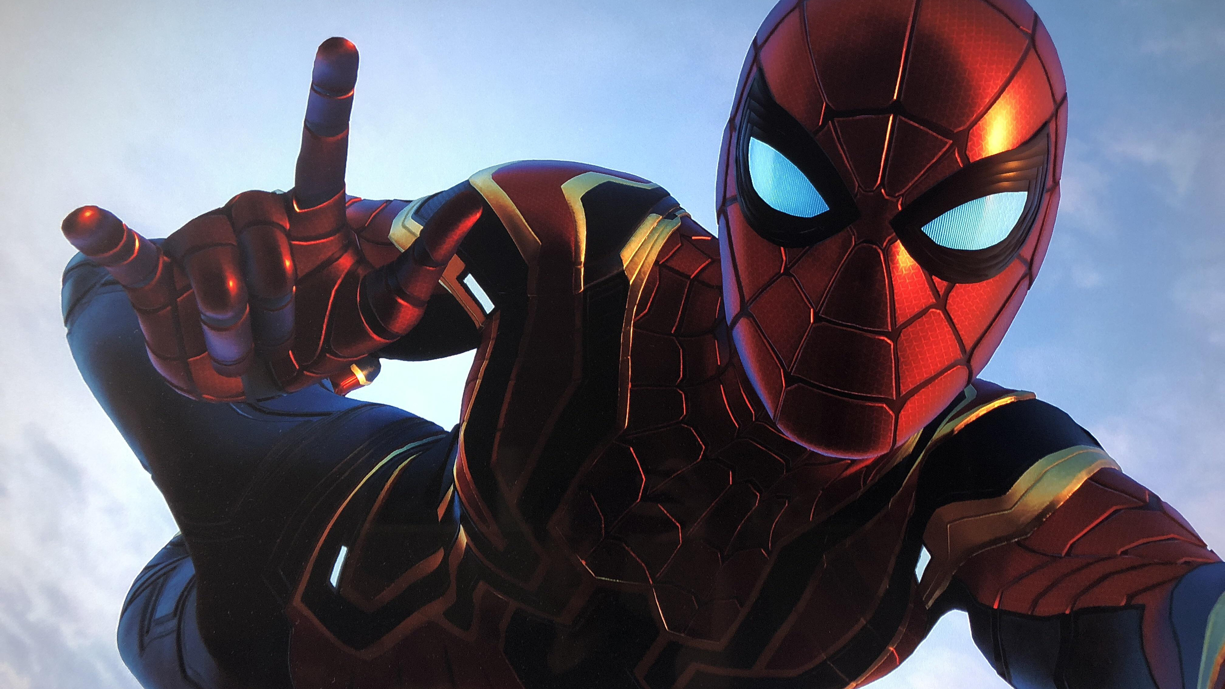Iron Spider in SpiderMan PS4 Wallpaper HD Games 4K Wallpapers Images and  Background  Wallpapers Den