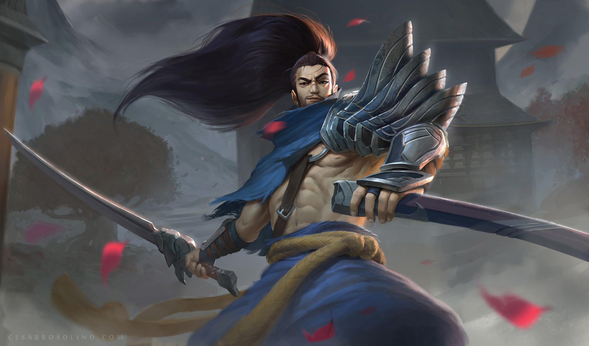 video game, league of legends, yasuo (league of legends) phone background