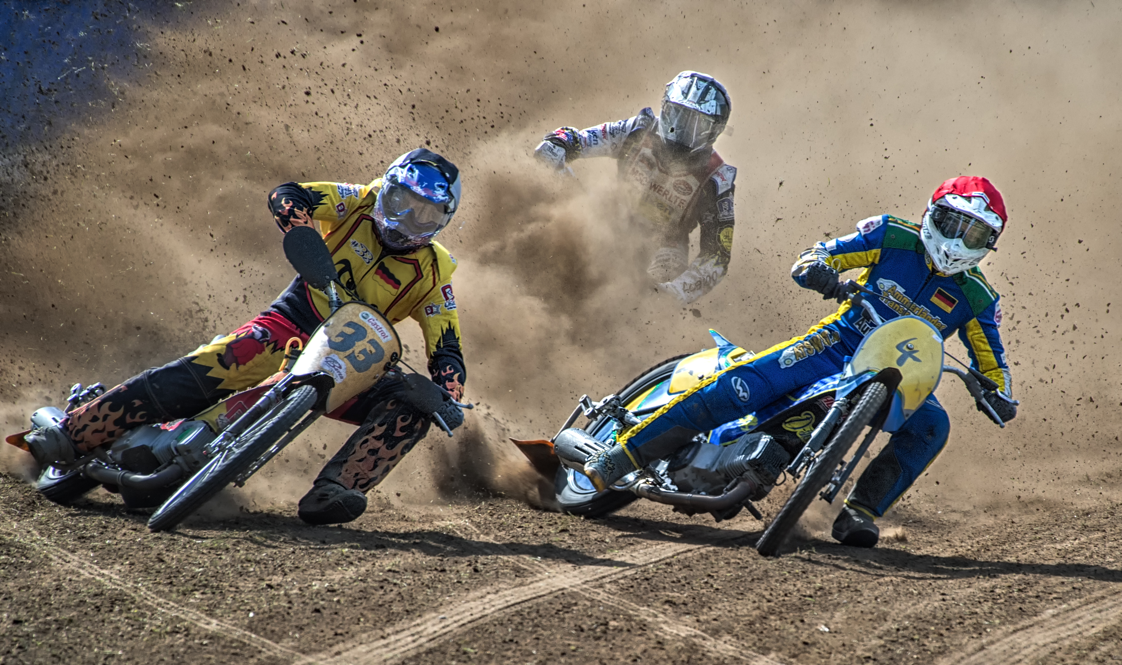 sports, motocross, dust, motorcycle