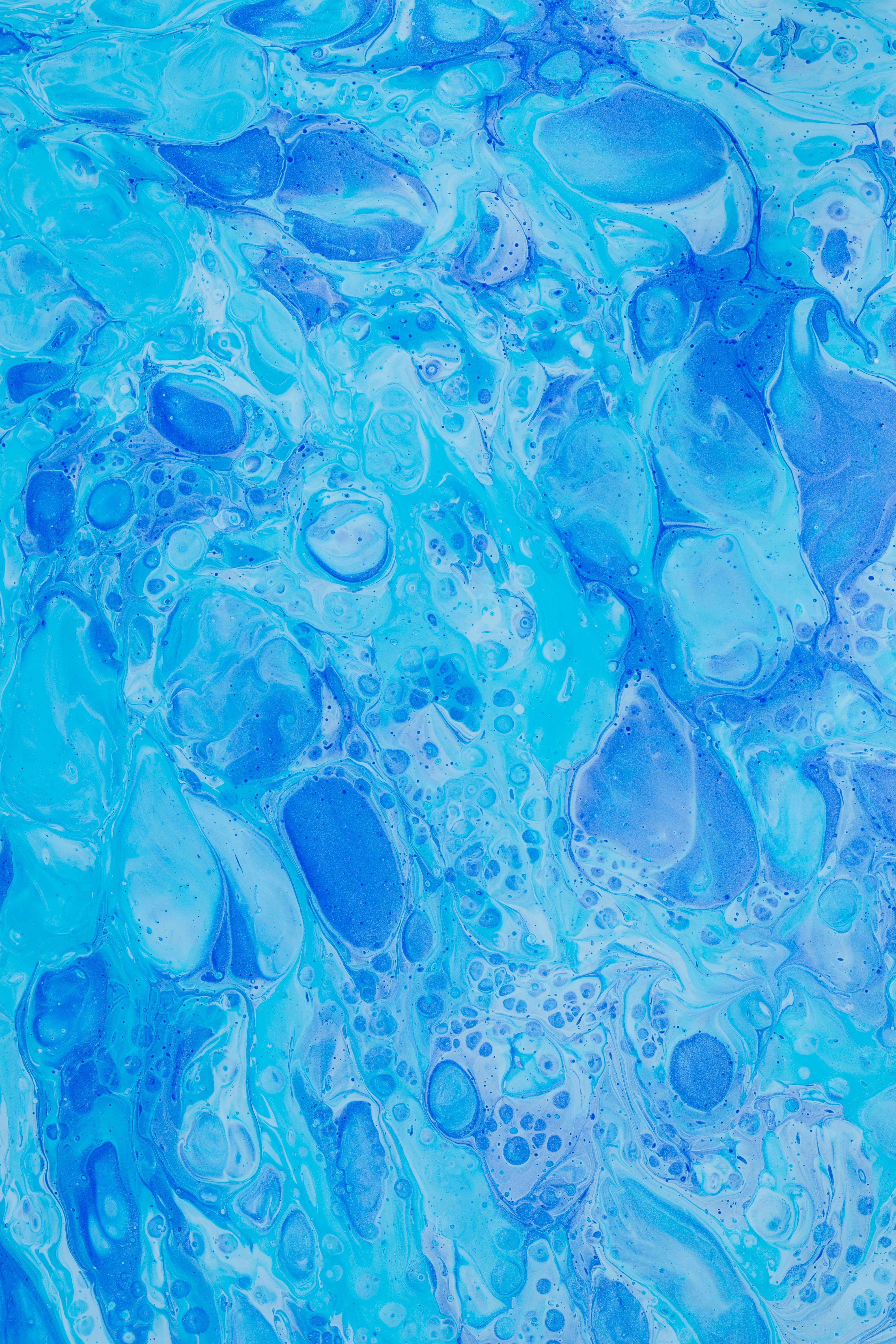 HD wallpaper watercolor, blue, abstract, paint, stains, spots