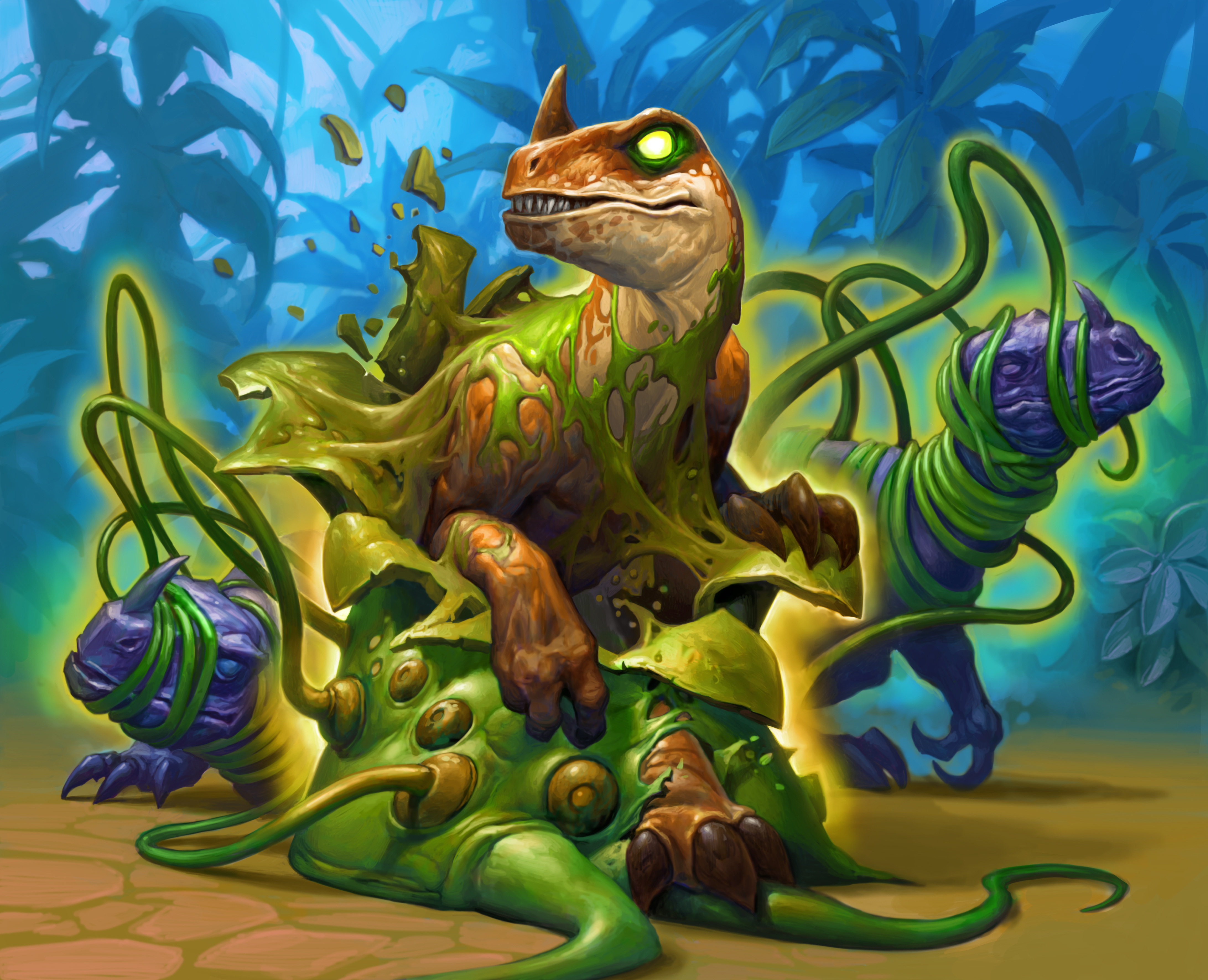 Papeis de parede Hearthstone: Heroes of Warcraft Dinossauros