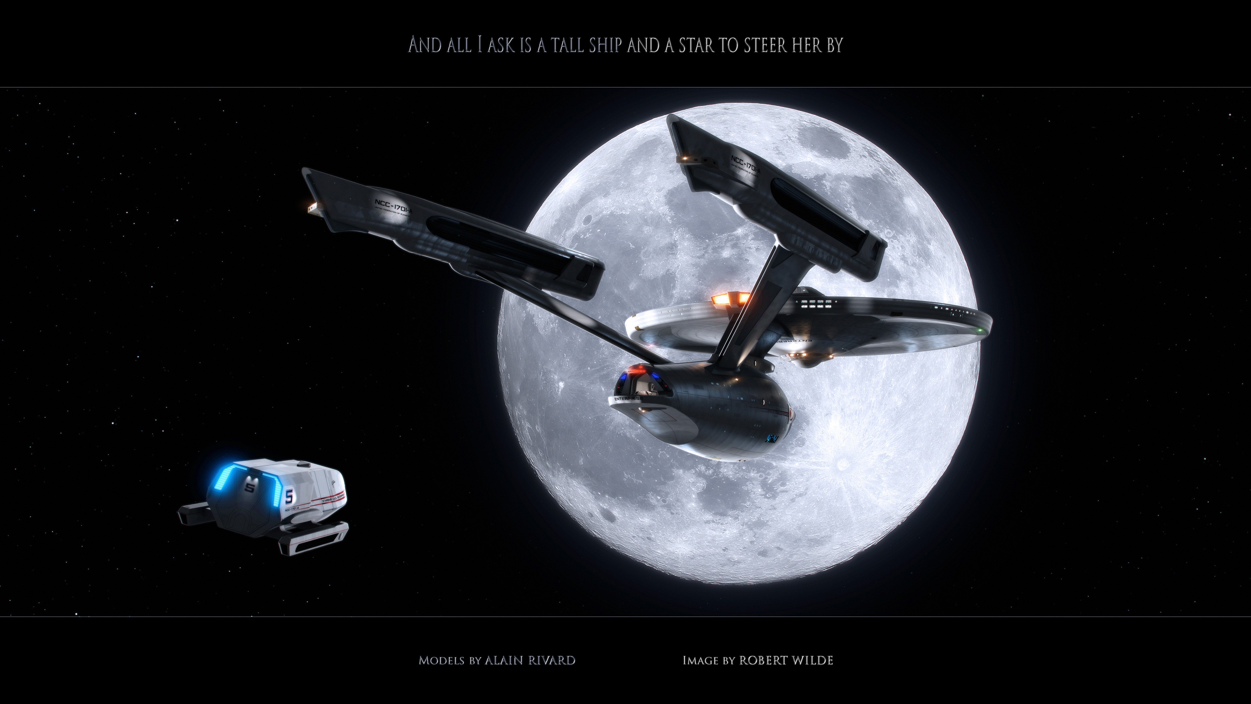 Star Trek The Cosmic Station In Galactic Space Hd Wallpapers For Desktop   Wallpapers13com