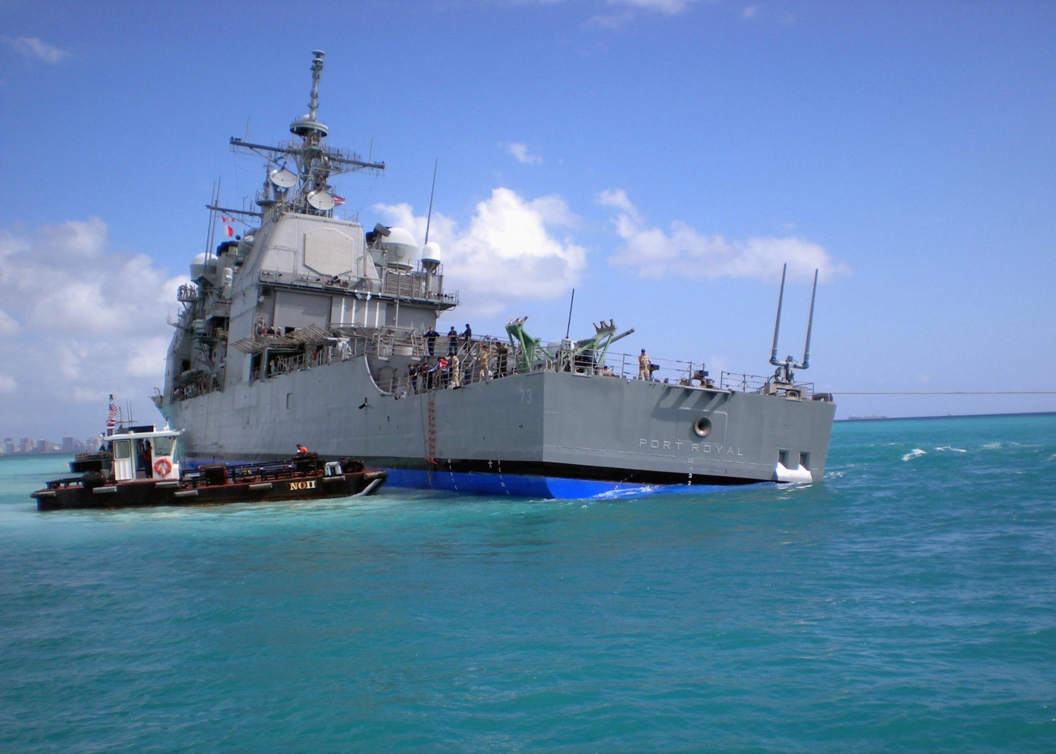 military, united states navy, cruiser, uss port royal (cg 73), warship, warships
