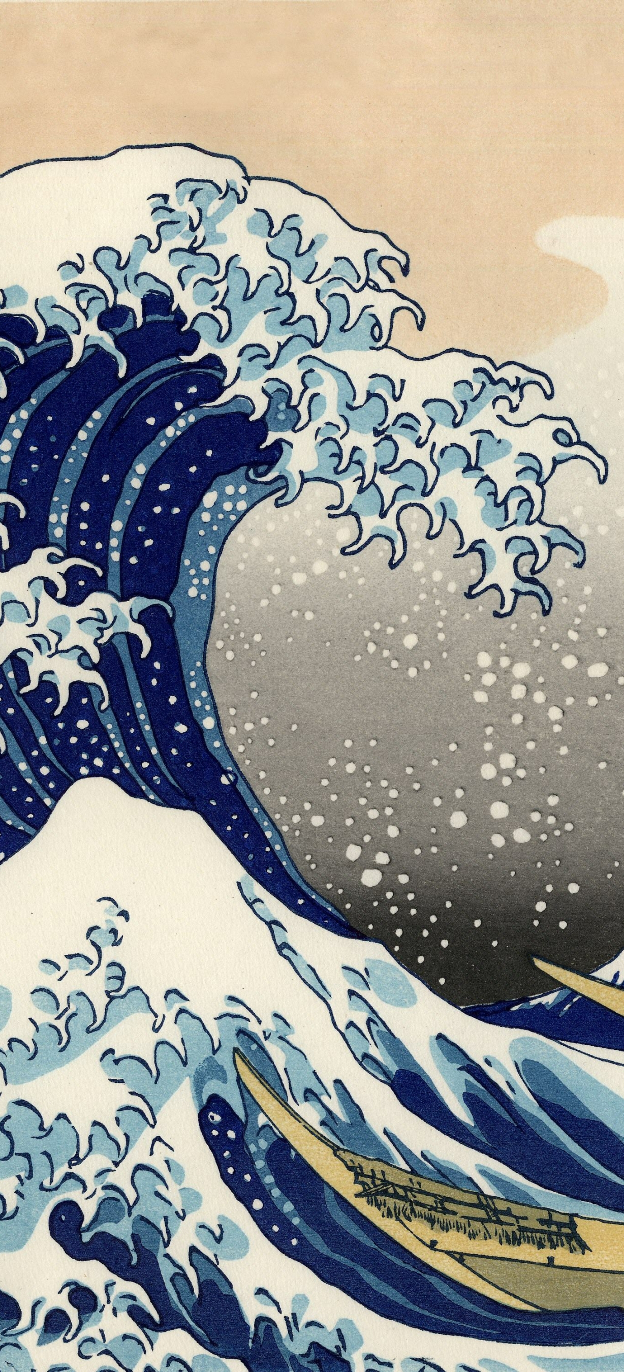 artistic, the great wave off kanagawa, wave High Definition image