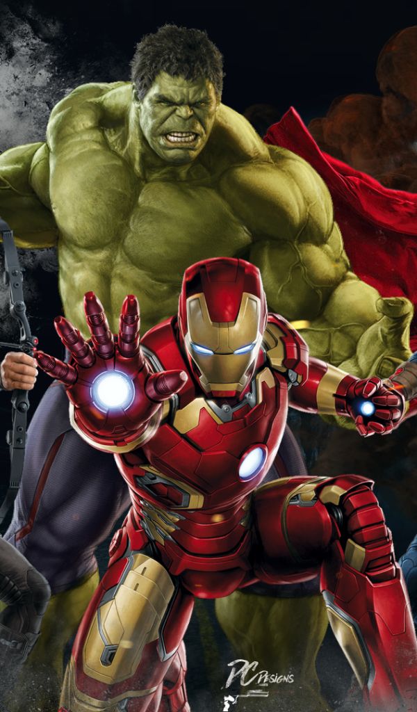 Download mobile wallpaper Hulk, Iron Man, Avengers, Movie, The Avengers, Avengers: Age Of Ultron for free.