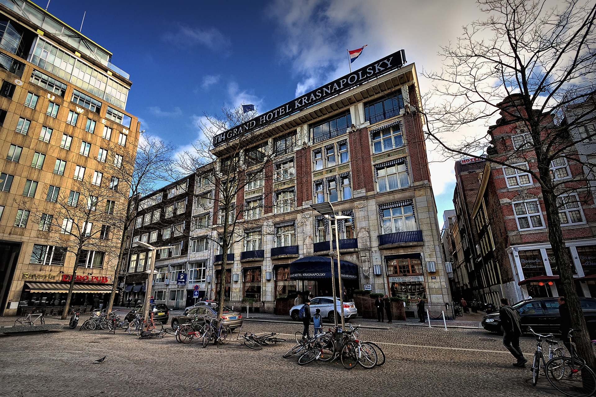 Laden Sie das Niederlande, Amsterdam, Hauptstadt, Städte, Stadt, Menschen-Bild kostenlos auf Ihren PC-Desktop herunter