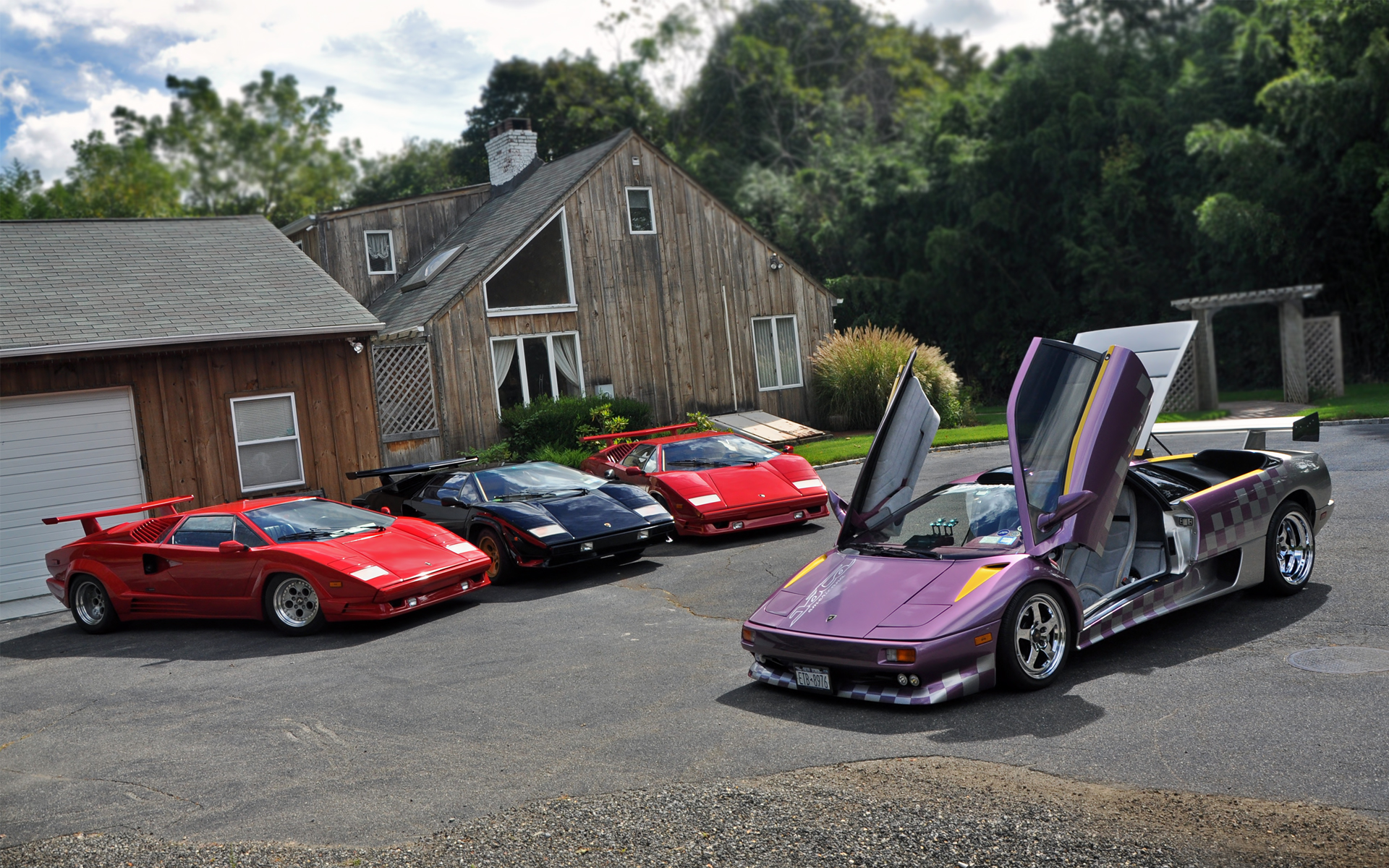 Lamborghini Countach 4k