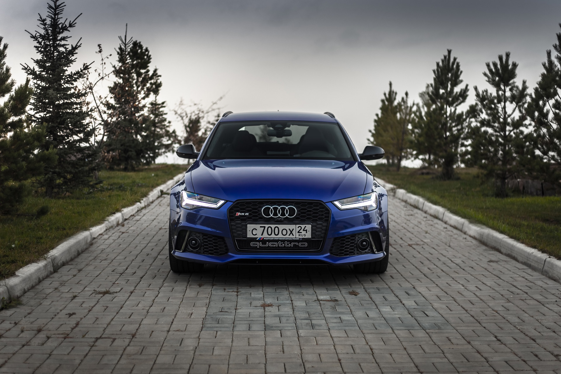 Audi rs6 чёрный 4к