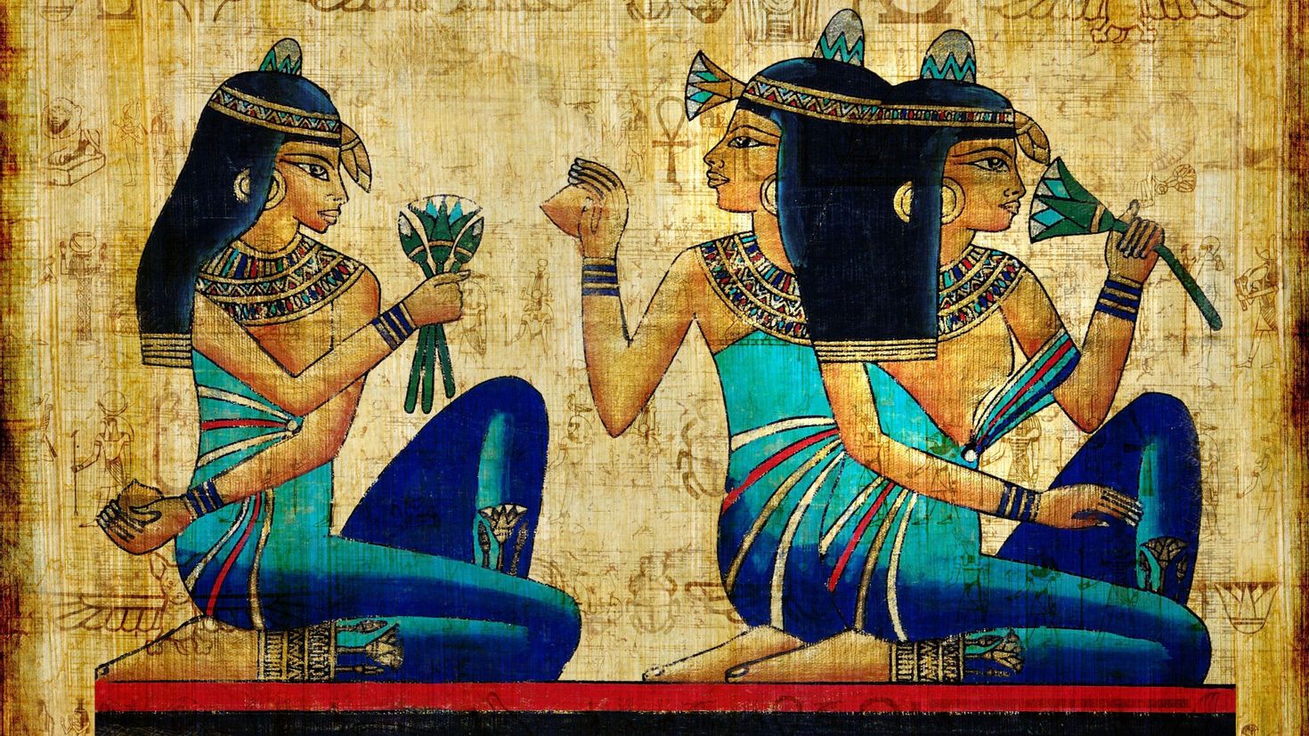 History of ancient egypt. Древний Египет живопись на папирусе фараон. Живопись древнего Египта Нефертити с. Египтяне древнего Египта. Три Богини Египта Папирус.