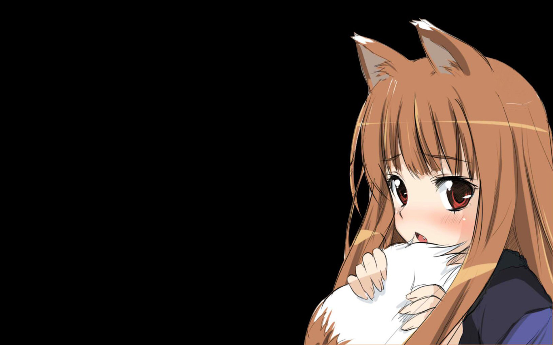 holo (spice & wolf), anime, spice and wolf phone background