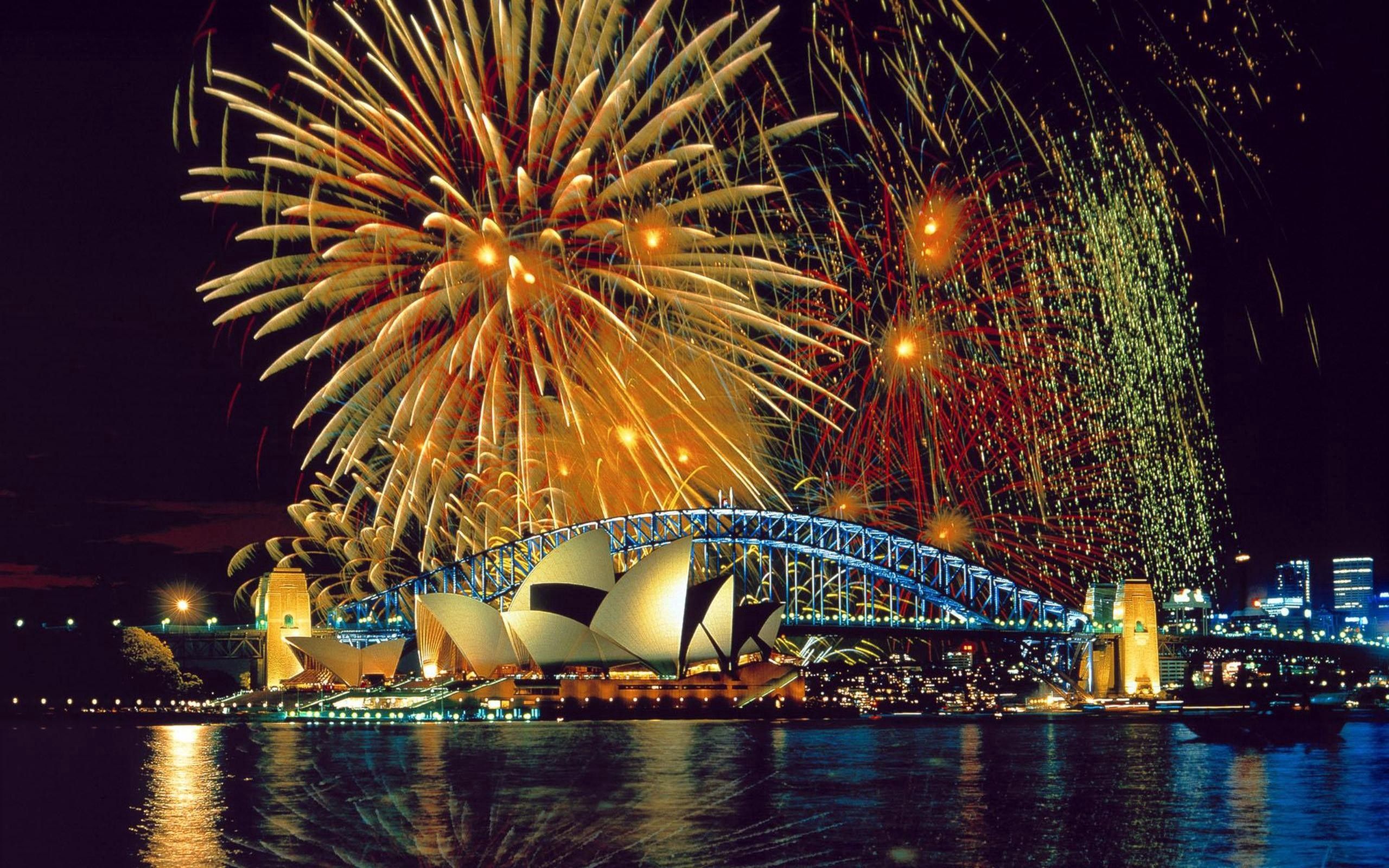 cities, firework, sydney, opera, rivers, salute, fireworks, theatre