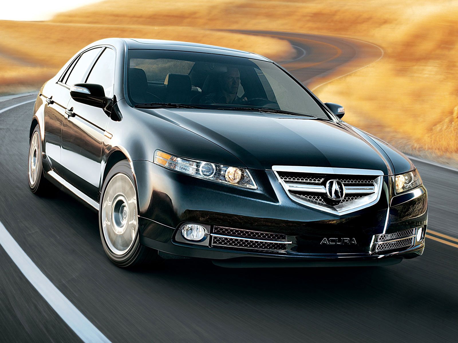 Free download wallpaper Acura, Front View, Speed, Style, Akura, Tl, 2007, Auto, Cars on your PC desktop