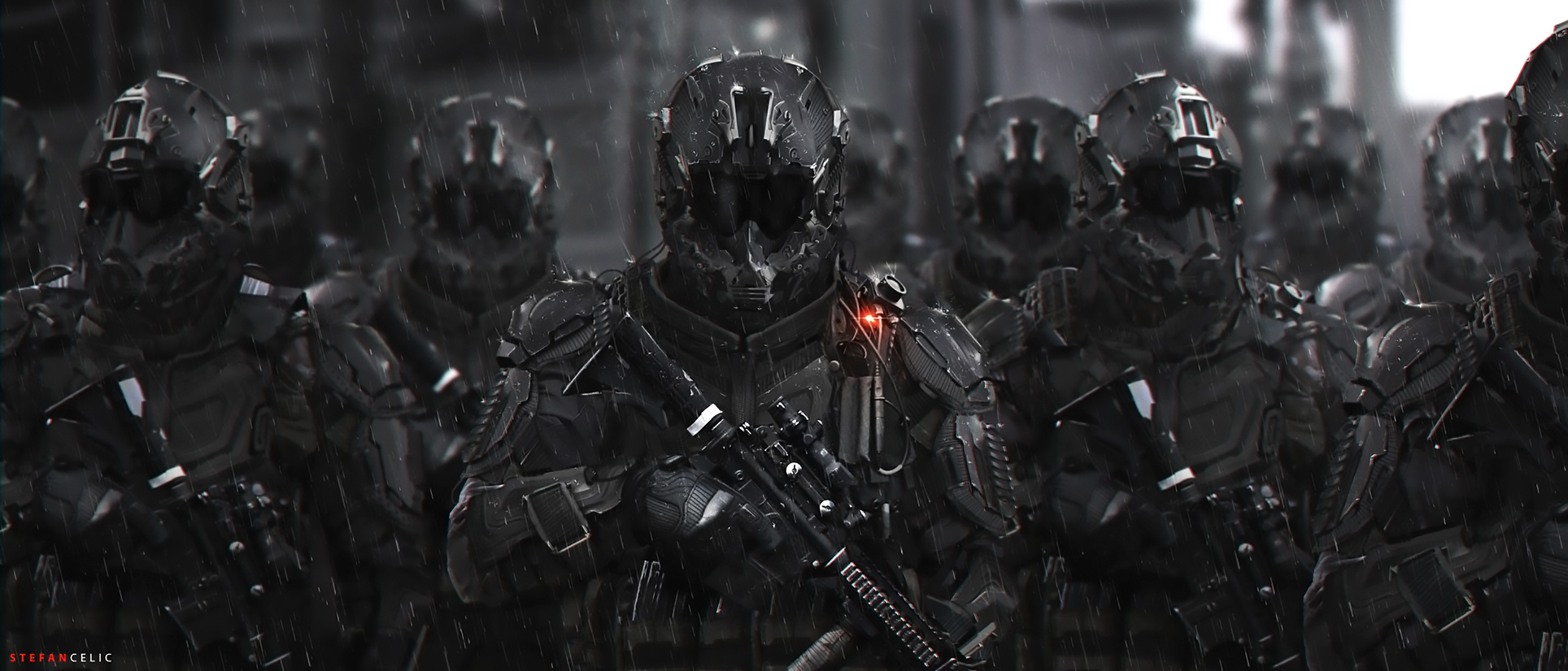 Cyberpunk armor wallpaper фото 11