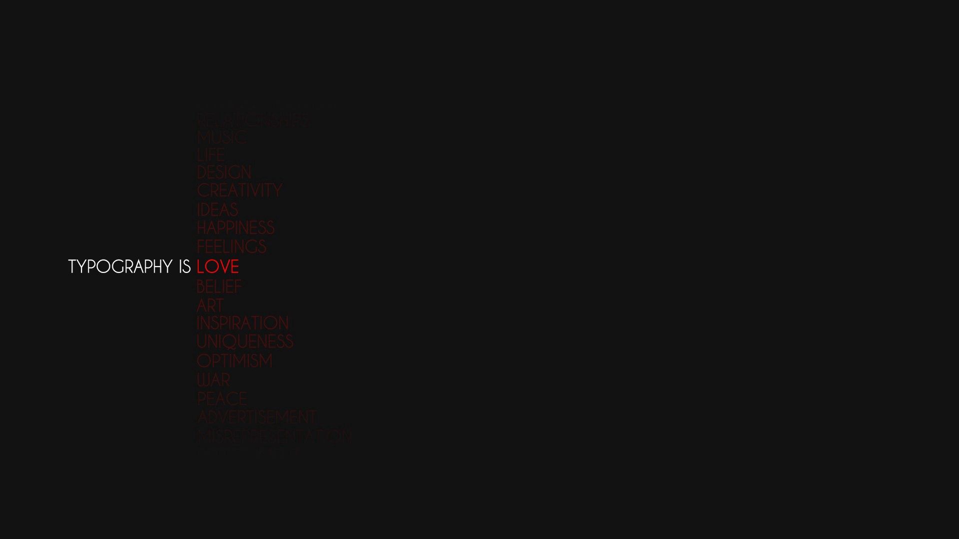 textures, black background, texture, love, reflection, typography, sign, printing house Aesthetic wallpaper