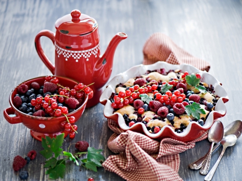 Download mobile wallpaper Tablewares, Berries, Food for free.