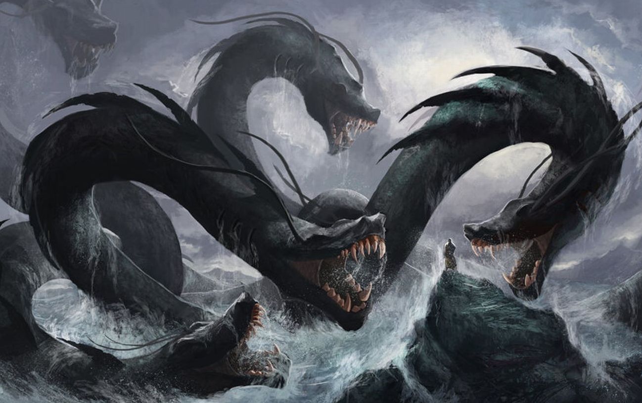 sea monster, fantasy