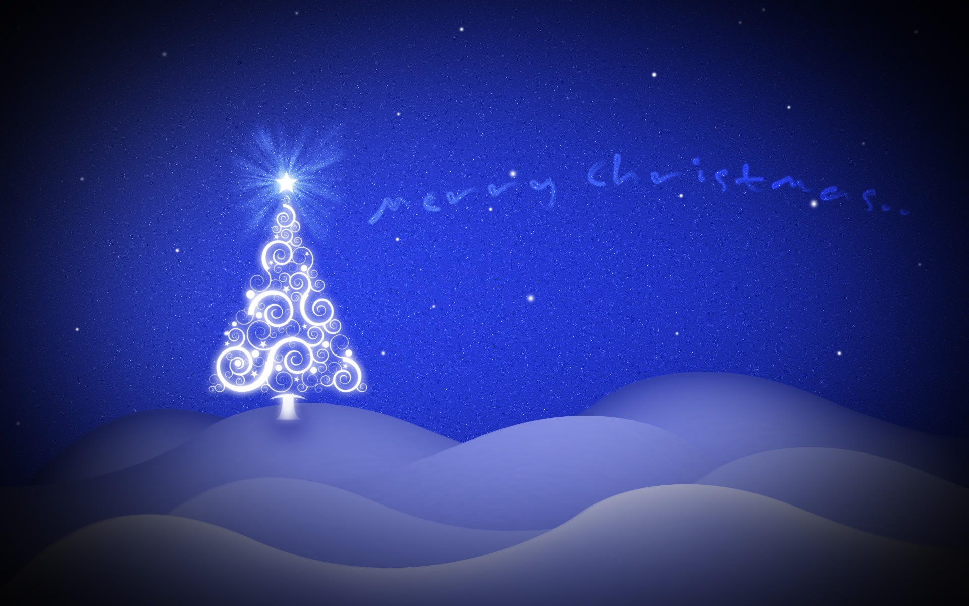 christmas xmas, holidays, background, blue Full HD